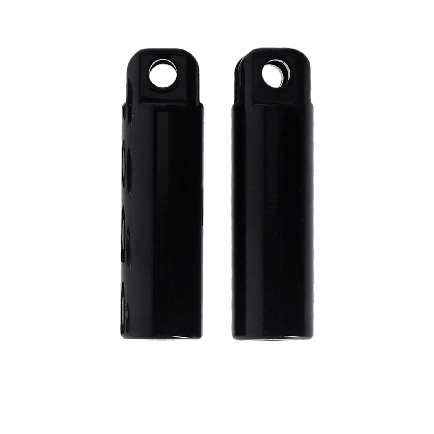 DK Custom Products, M8 passenger footpeg mount kit, Black, Matte