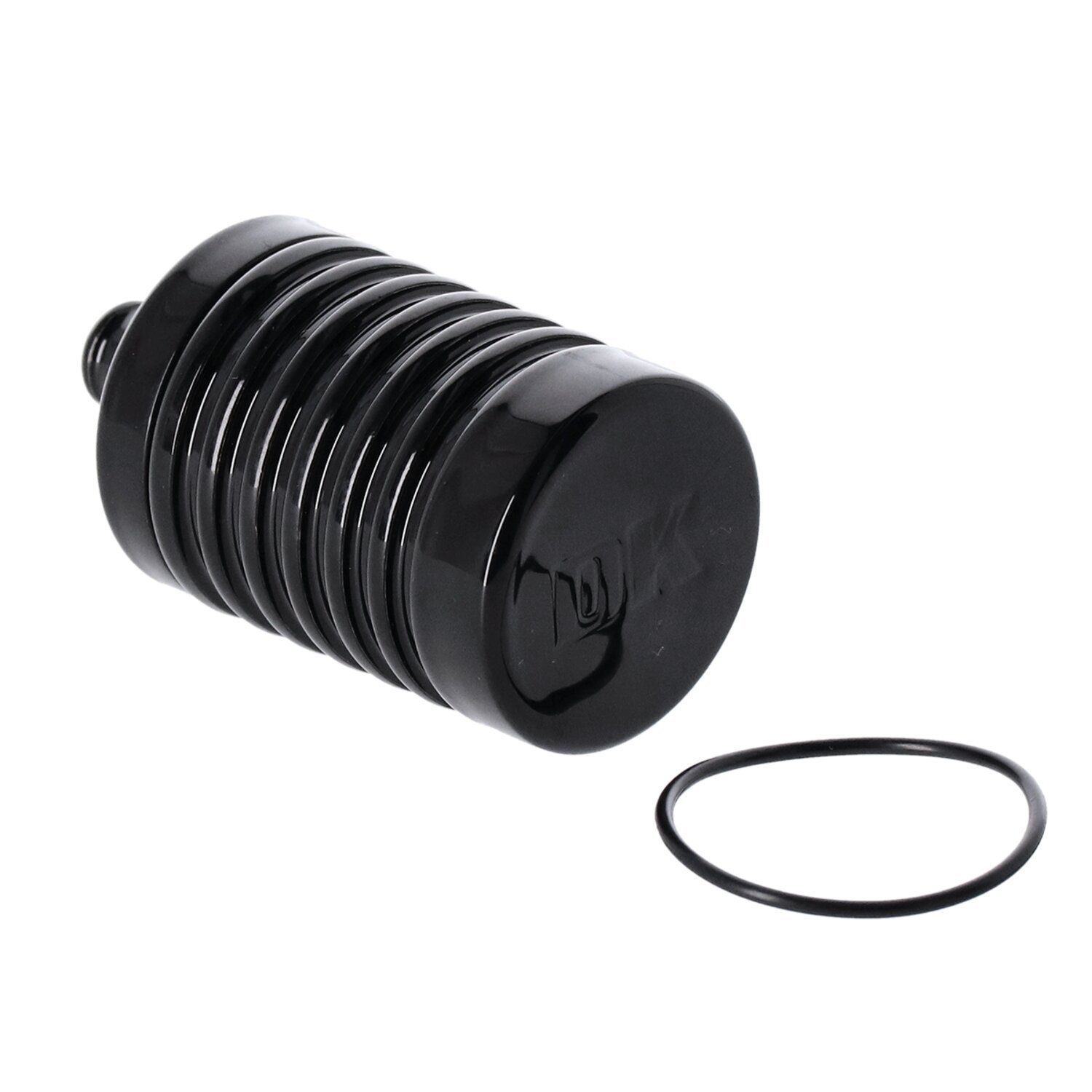 DK Custom Products, 4 stage billet catch can, Black, Matte