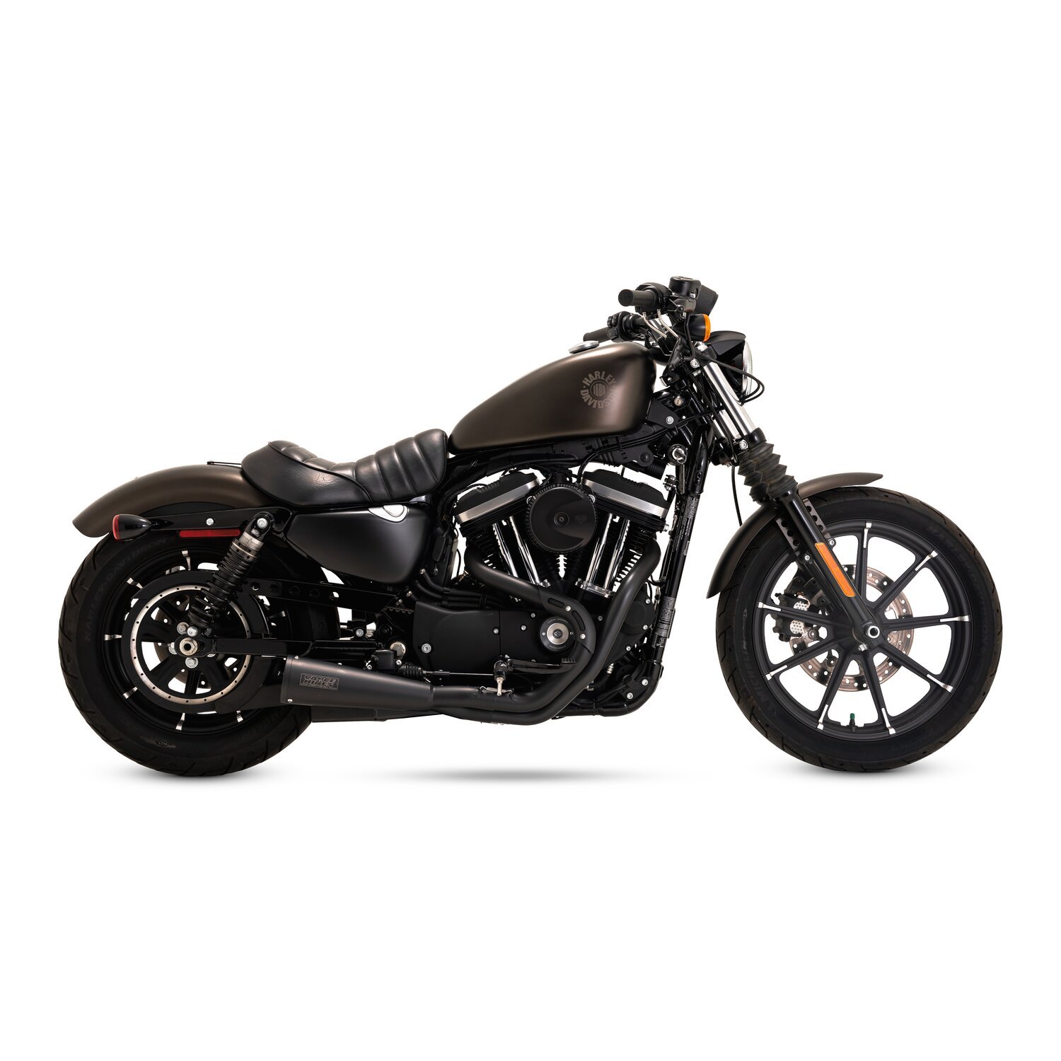 Vance & Hines, Upsweep 2-1 exhaust. stainless, Black, Matte