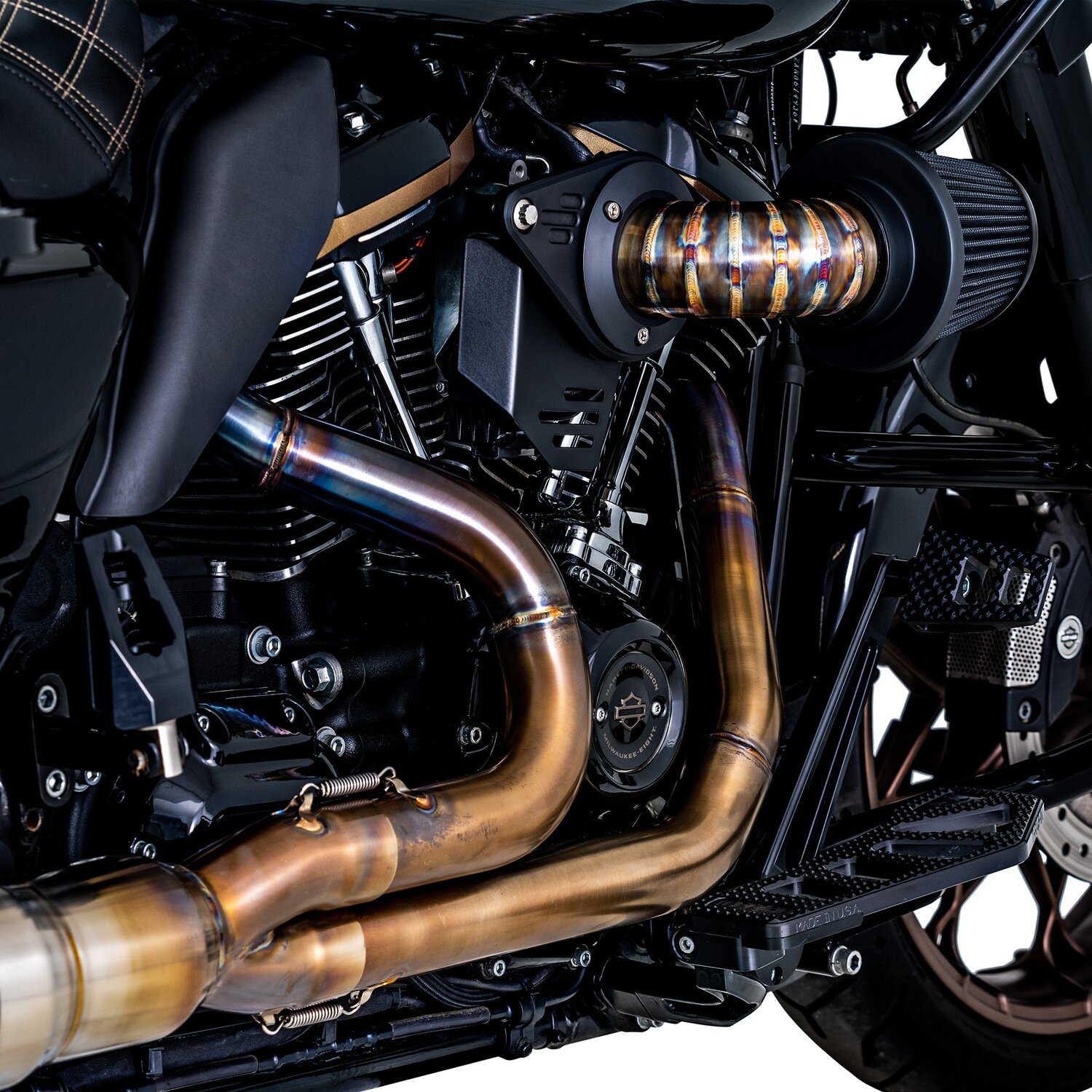 Vance & Hines, VO2 Falcon air intake. stainless, Brushed