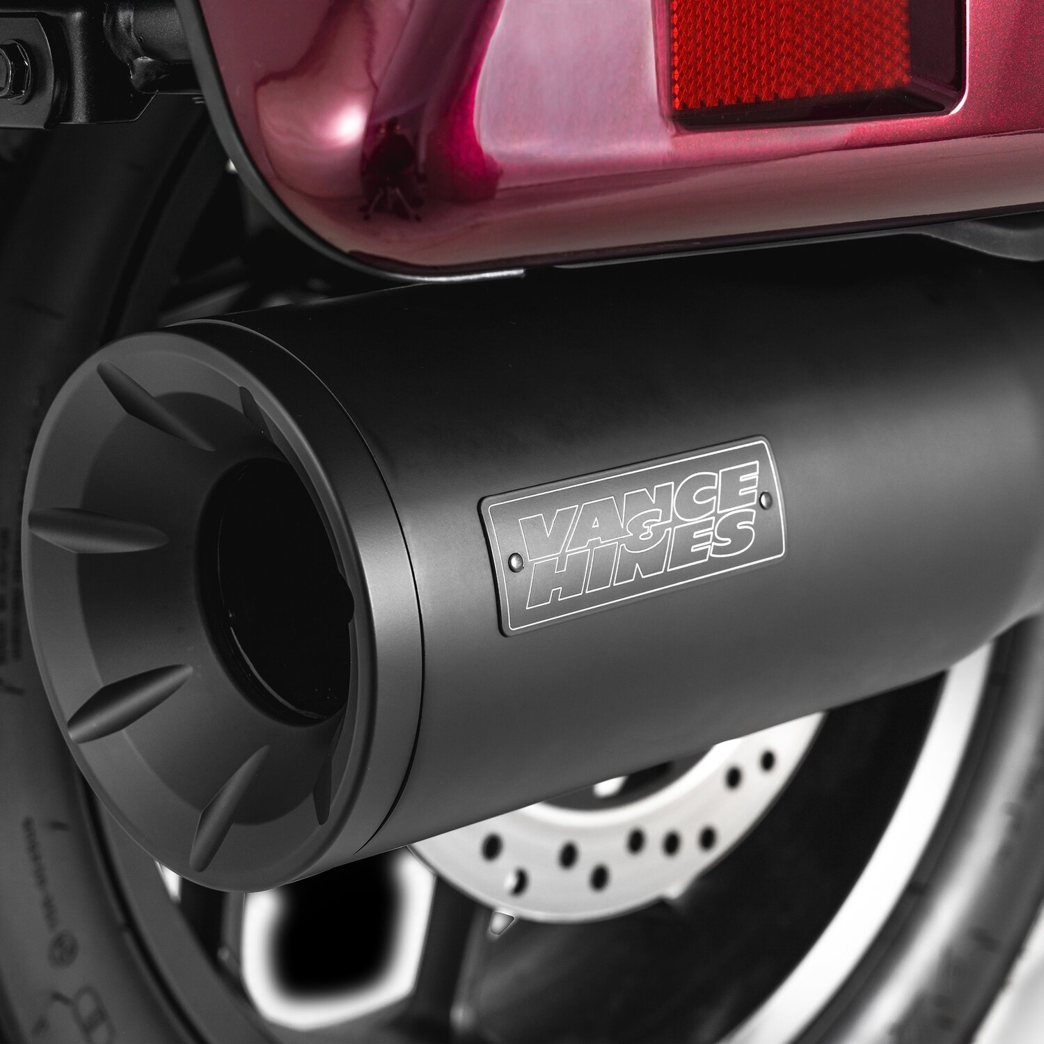Vance & Hines, Hi-output slip-on muffler. matte black