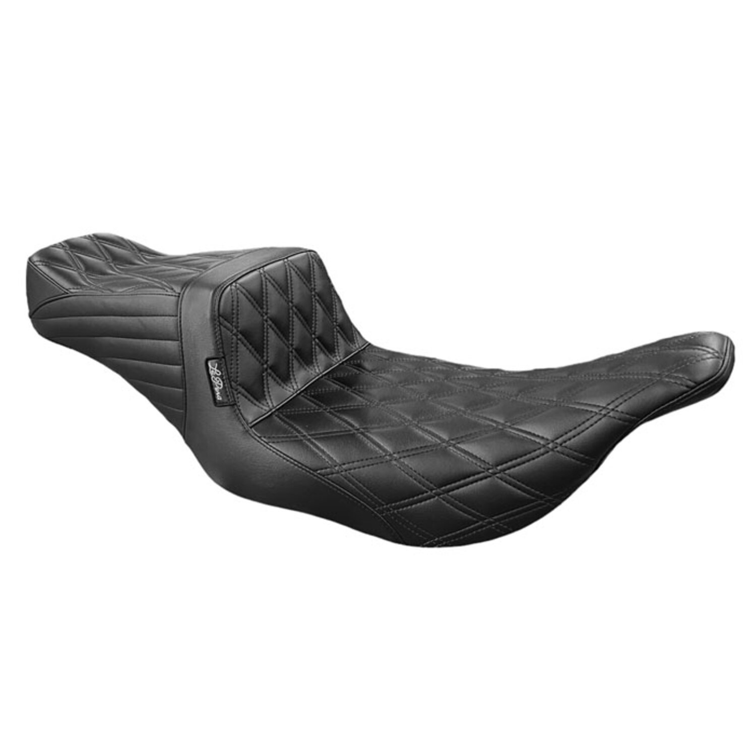 LePera, TailWhip 2-up seat. Double Diamond stitch, Black
