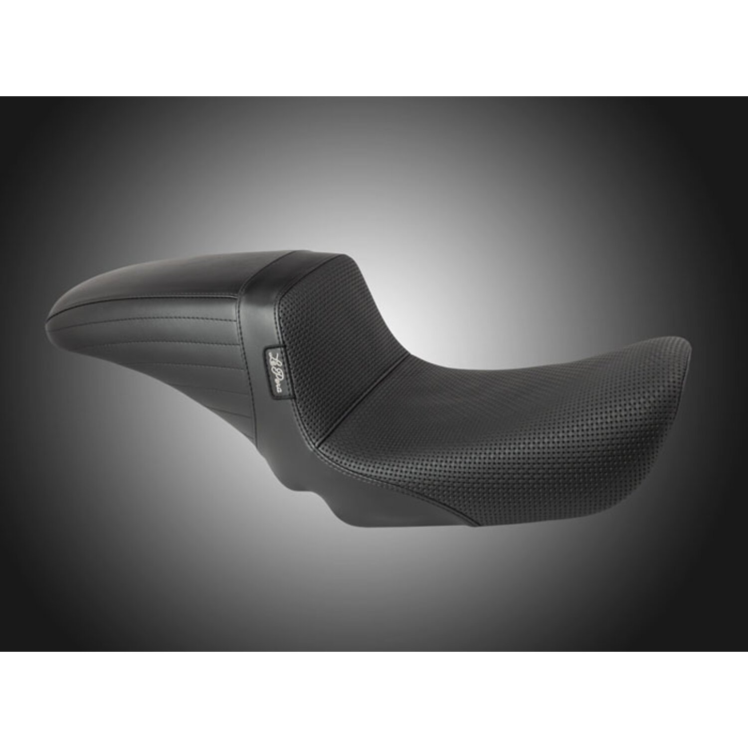 Le Pera, KickFlip solo seat. Basket Weave stitch, Black