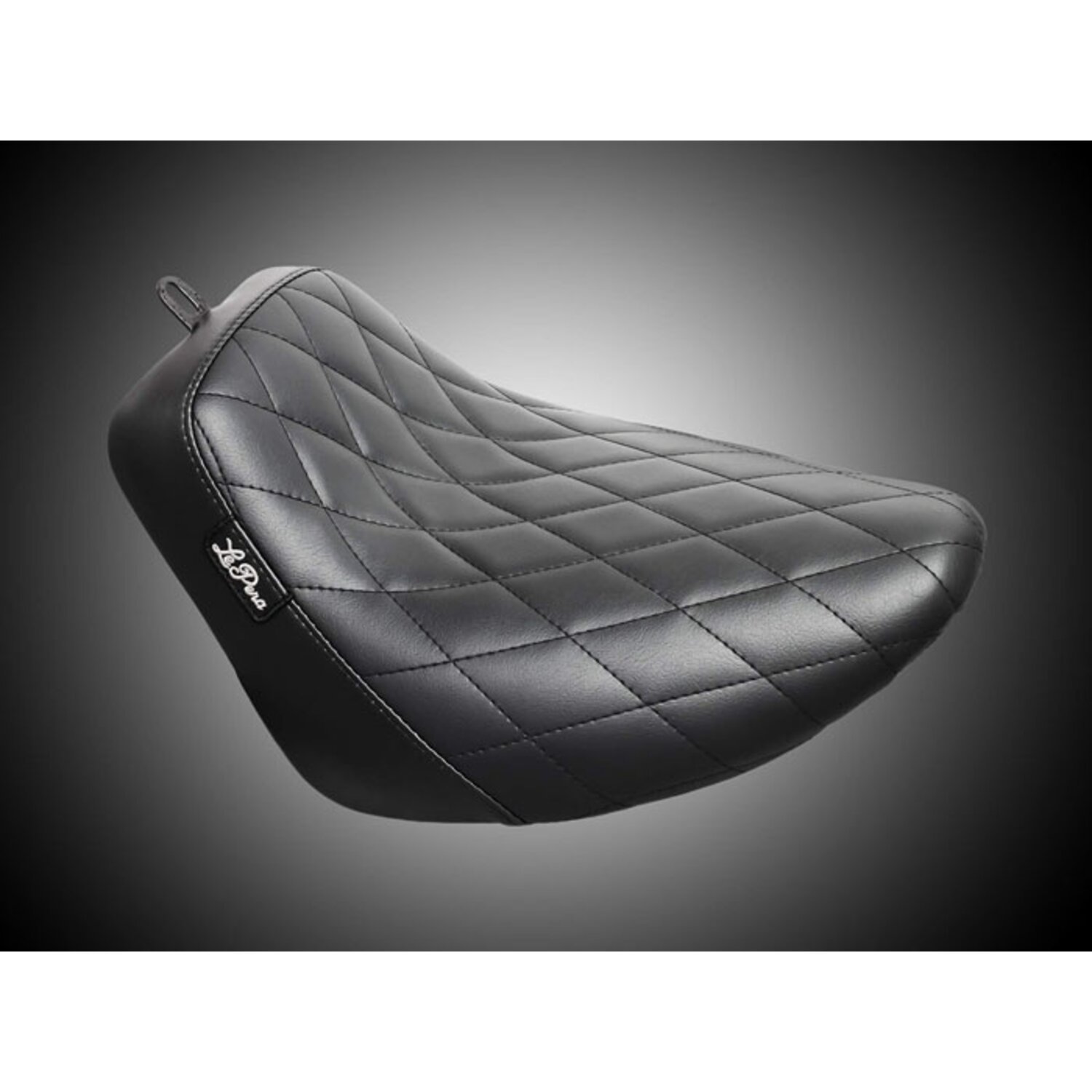 Le Pera, Bare Bones solo seat. Diamond stitch, Black