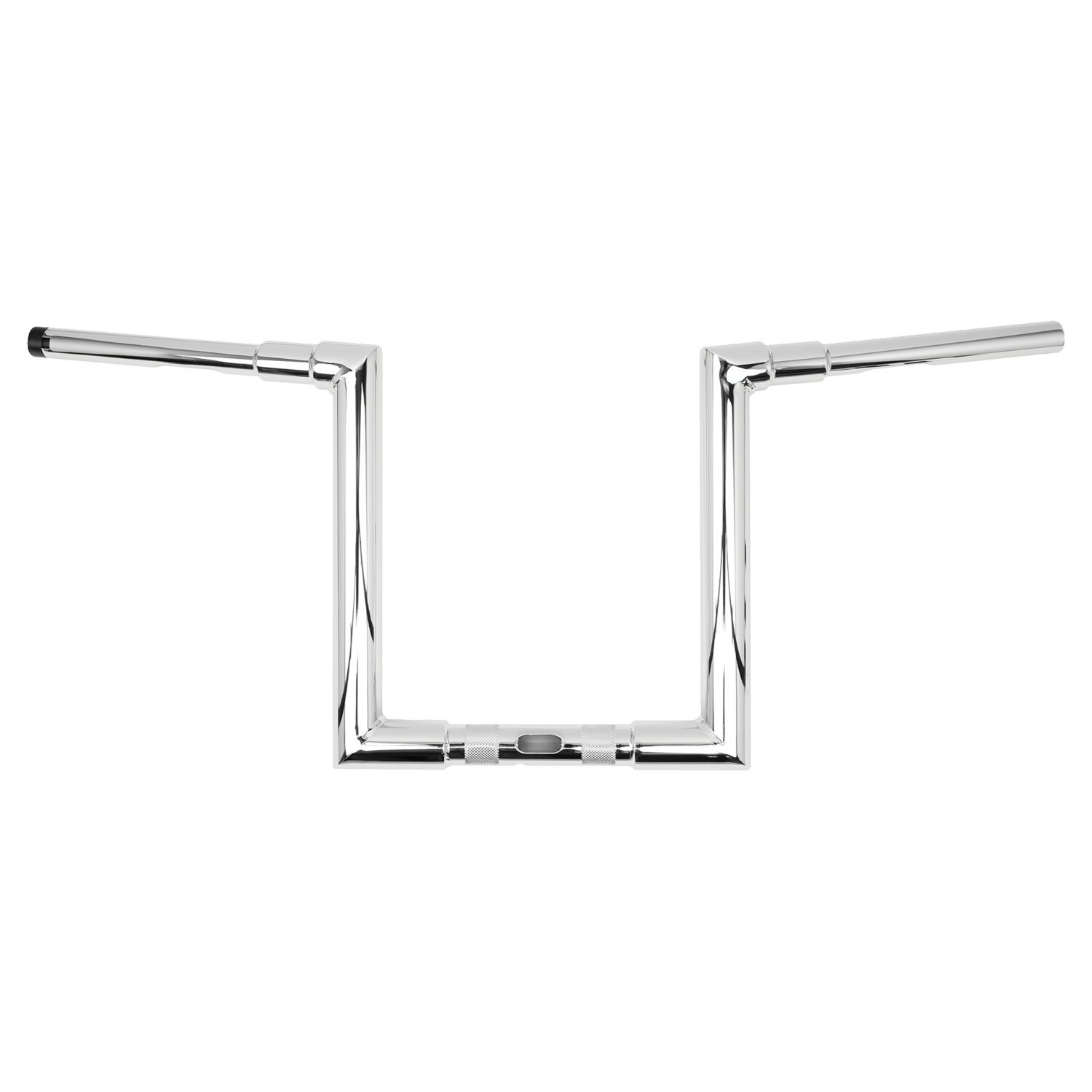 Burly, 1-1/2" Jason bar, 12" rise, Silver, Chrome