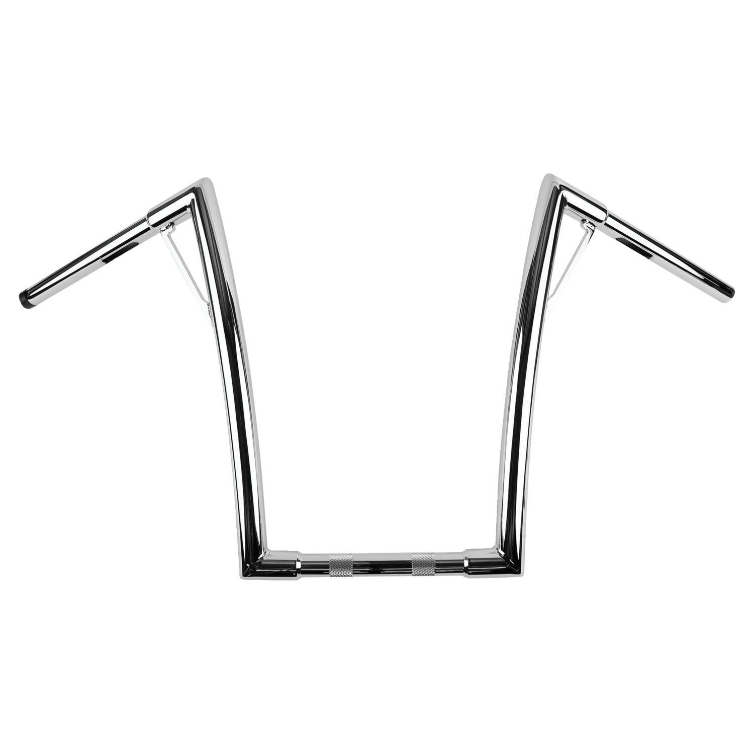 Burly, 1-1/4" Louie bar, 16" rise, Silver, Chrome