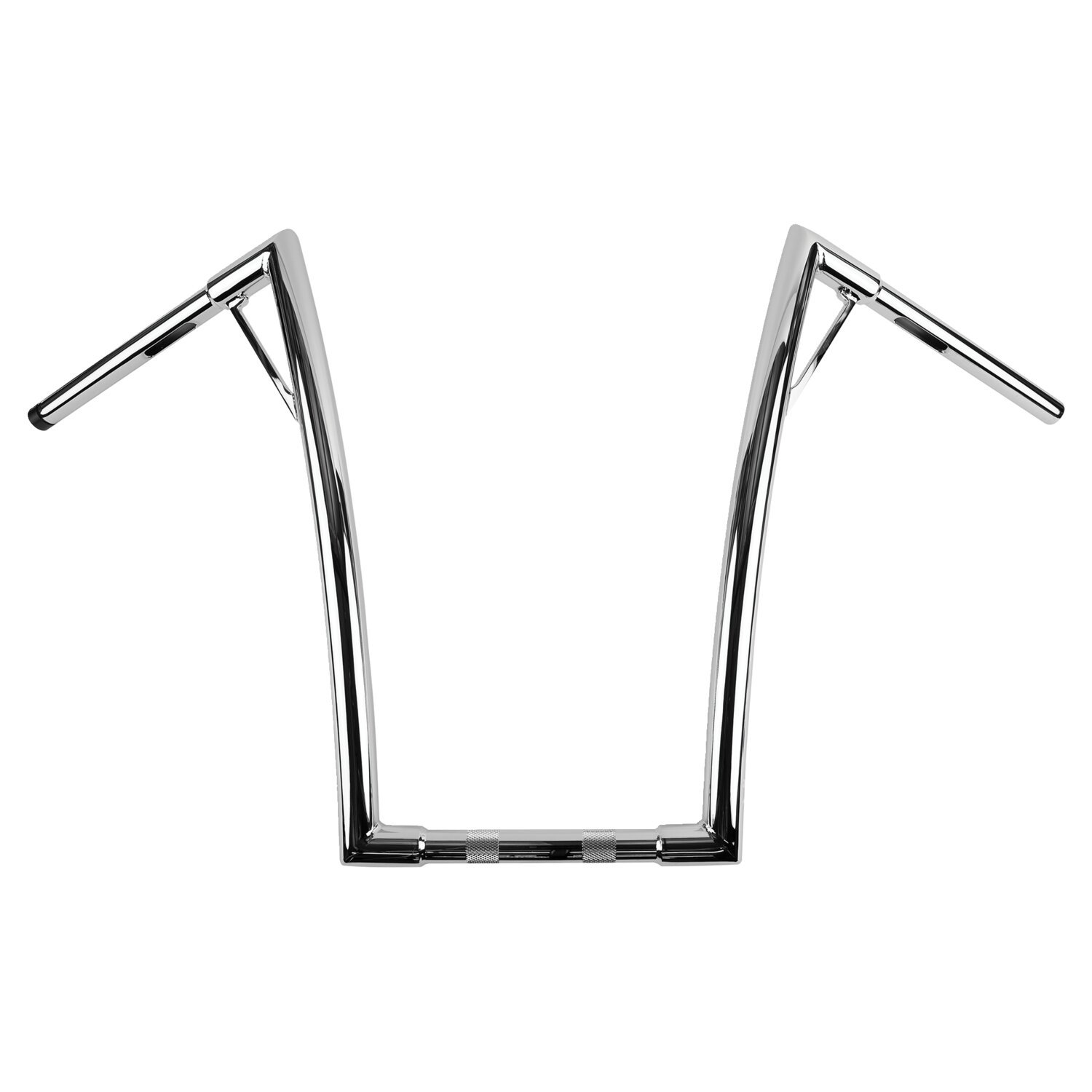 Burly, 1-1/4" Louie bar, 19" rise, Silver, Chrome
