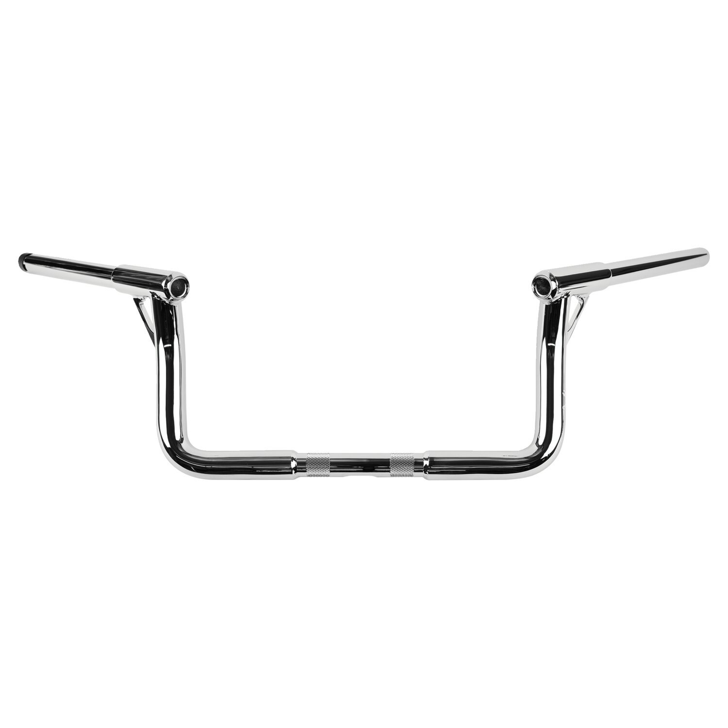 Burly, 1-1/4" Louie B bar, 8" rise, Silver, Chrome