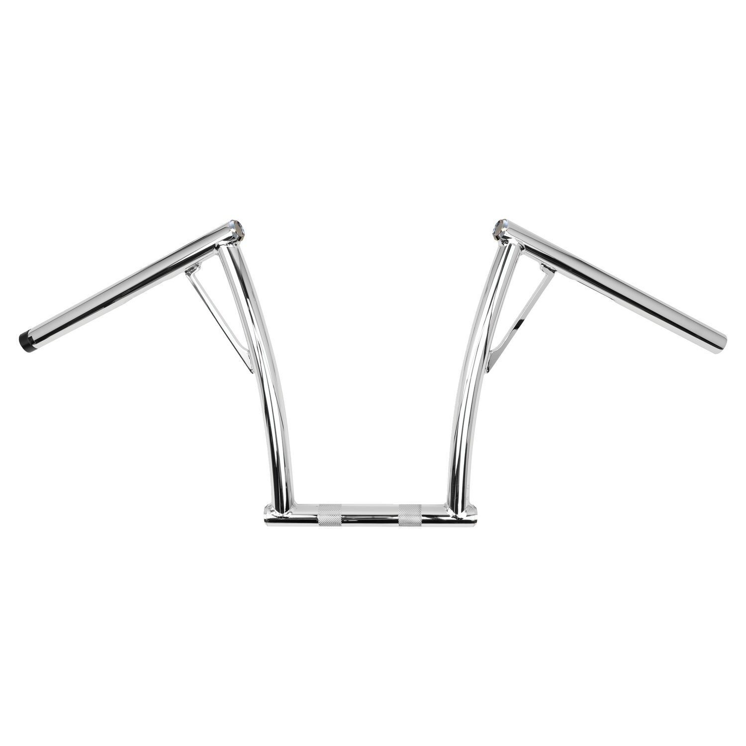 Burly, 1" Viejo bar, 13" rise, Silver, Chrome