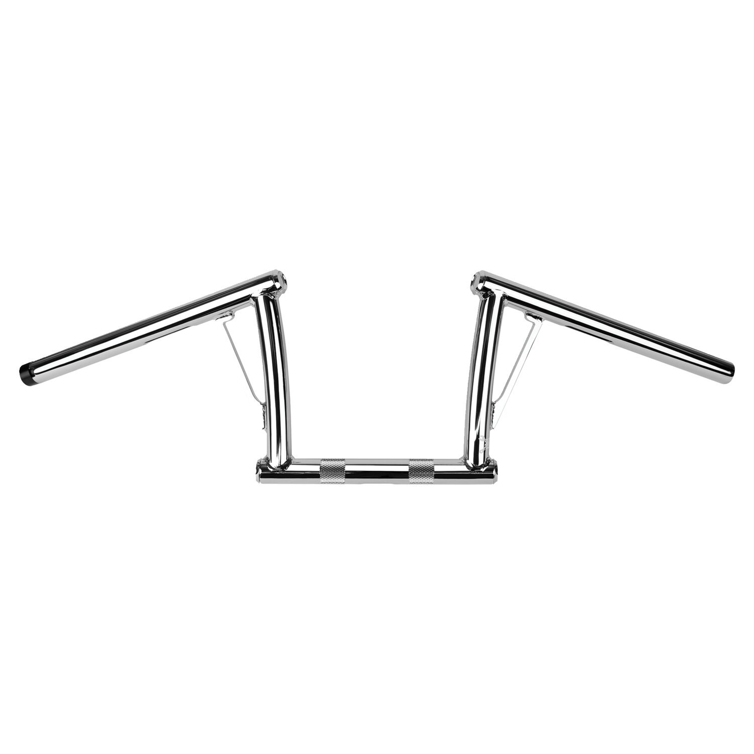 Burly, 1" Viejocito bar, 8" rise, Silver, Chrome