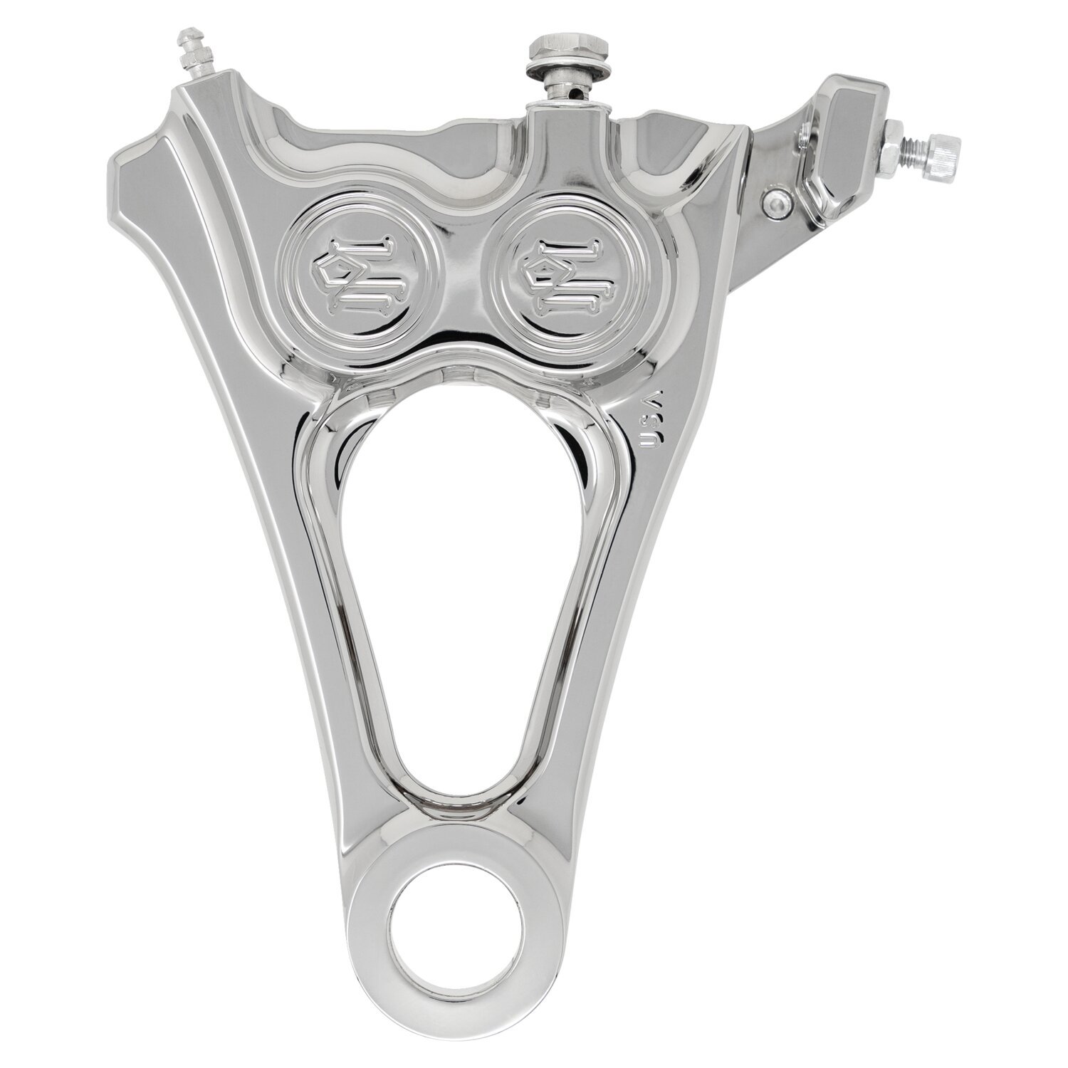 PM, 4-piston one-piece caliper/bracket, rear