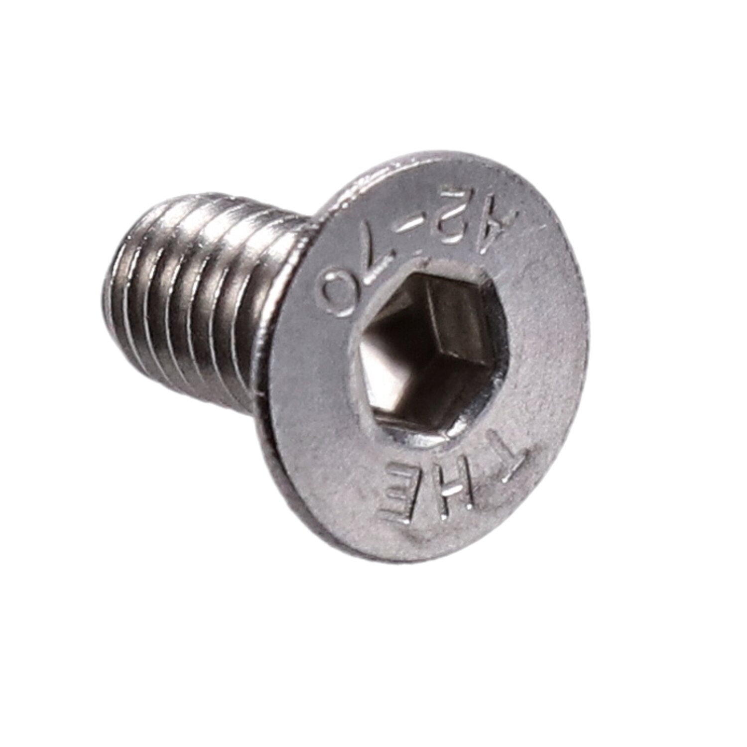M6 x 12mm flathead allen bolt, stainless