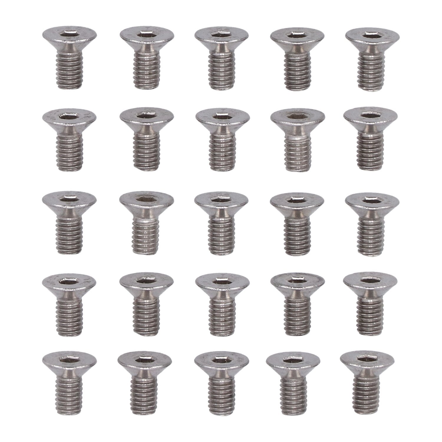M6 x 12mm flathead allen bolt, stainless