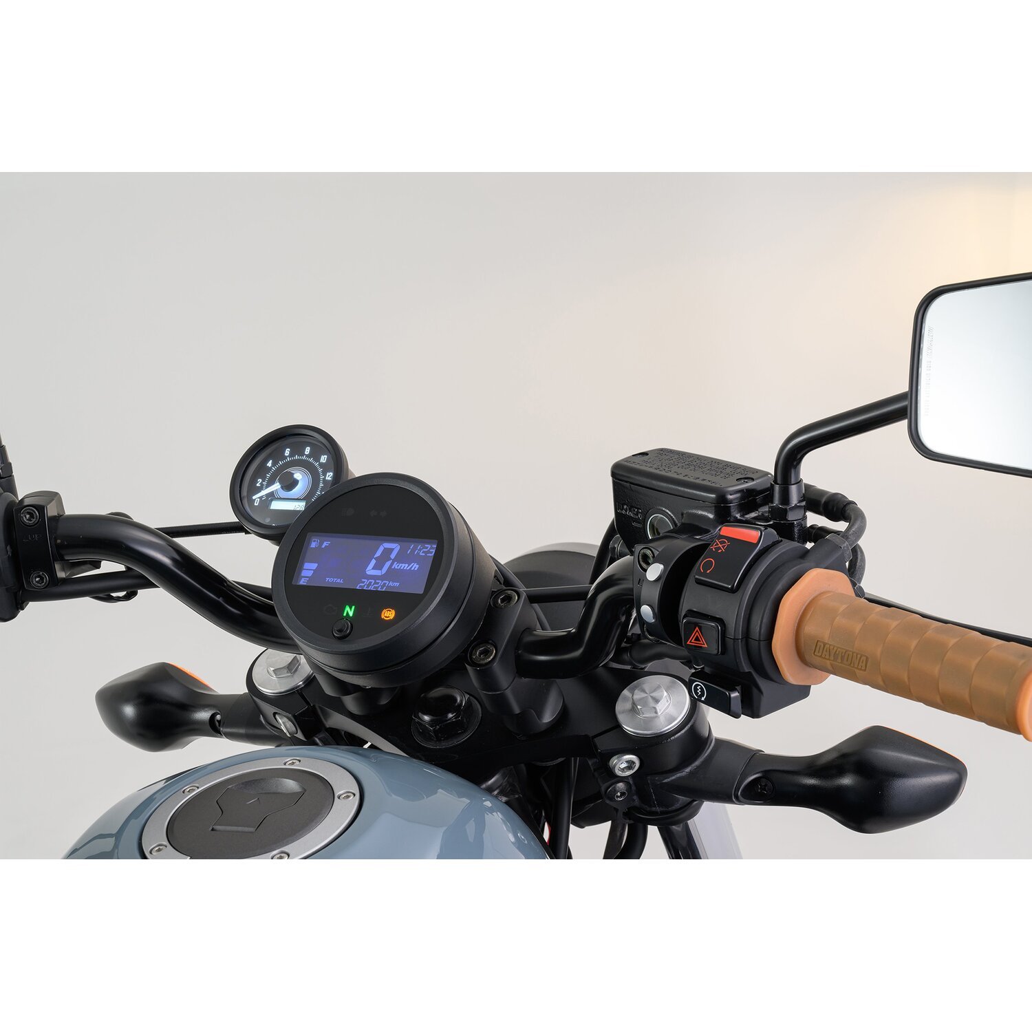 Daytona, dual button speedo handlebar switch, Black