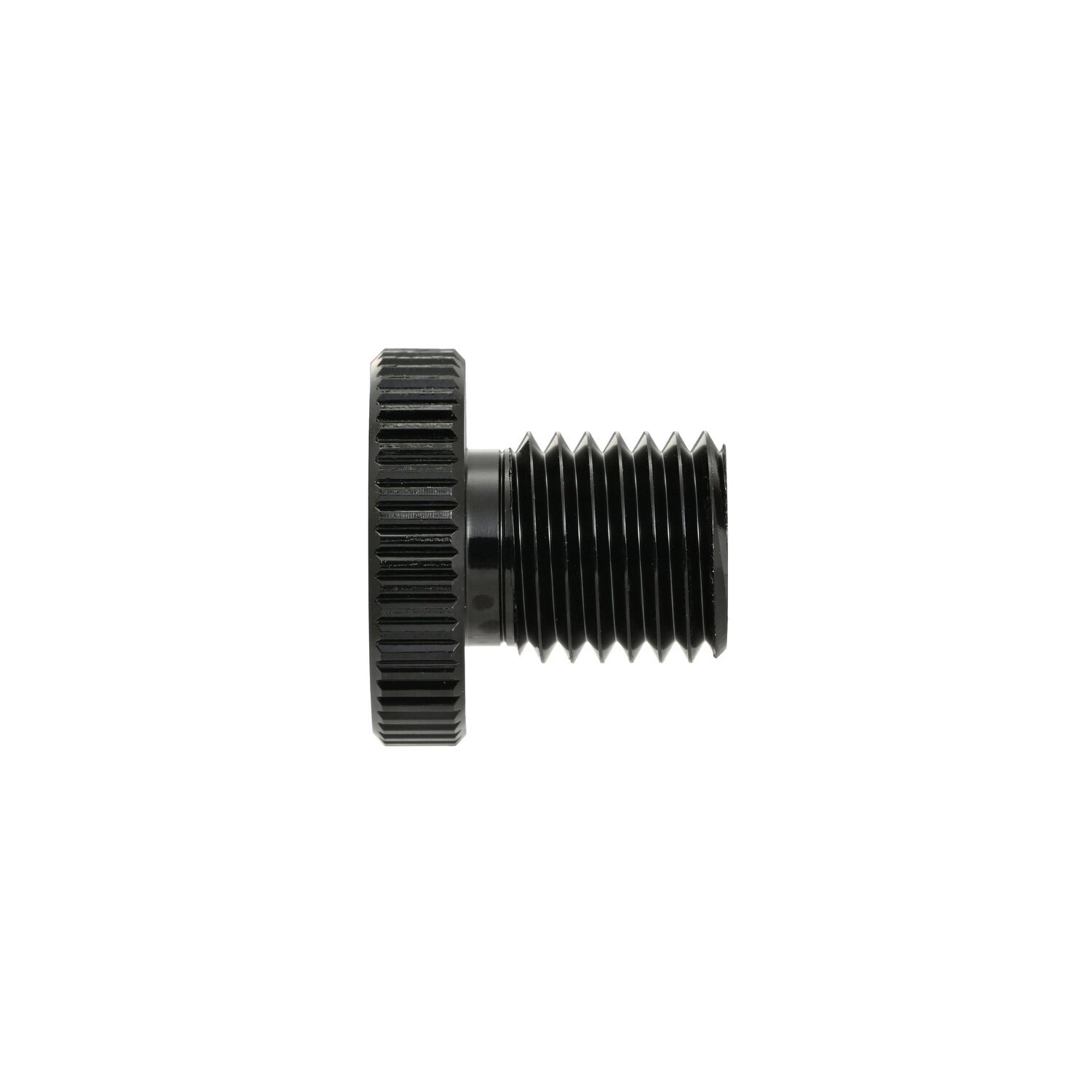 Daytona, mirror hole plug. Black. RHT, Matte