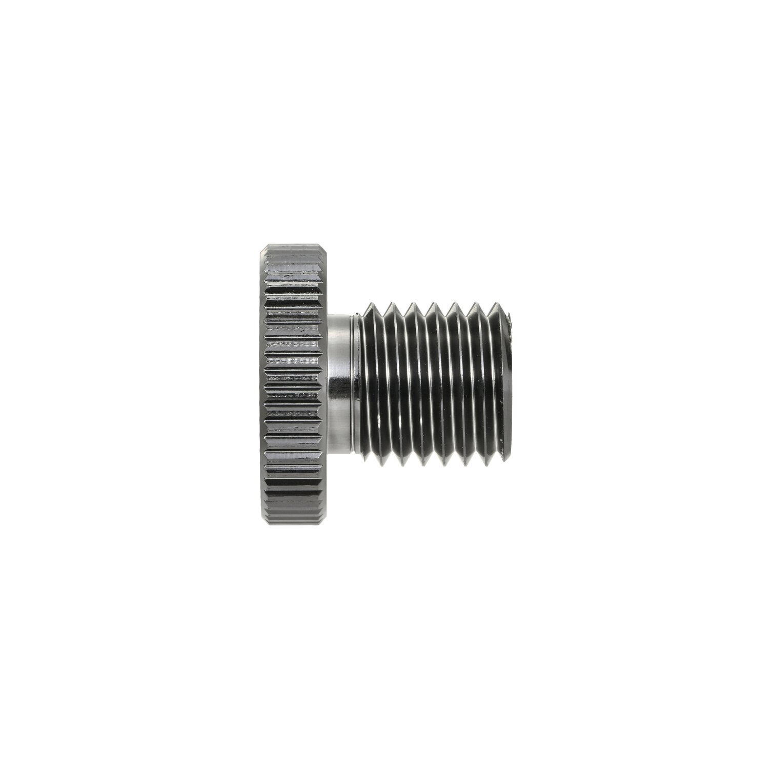 Daytona, mirror hole plug. Gun-metal. RHT, Gray, Matte