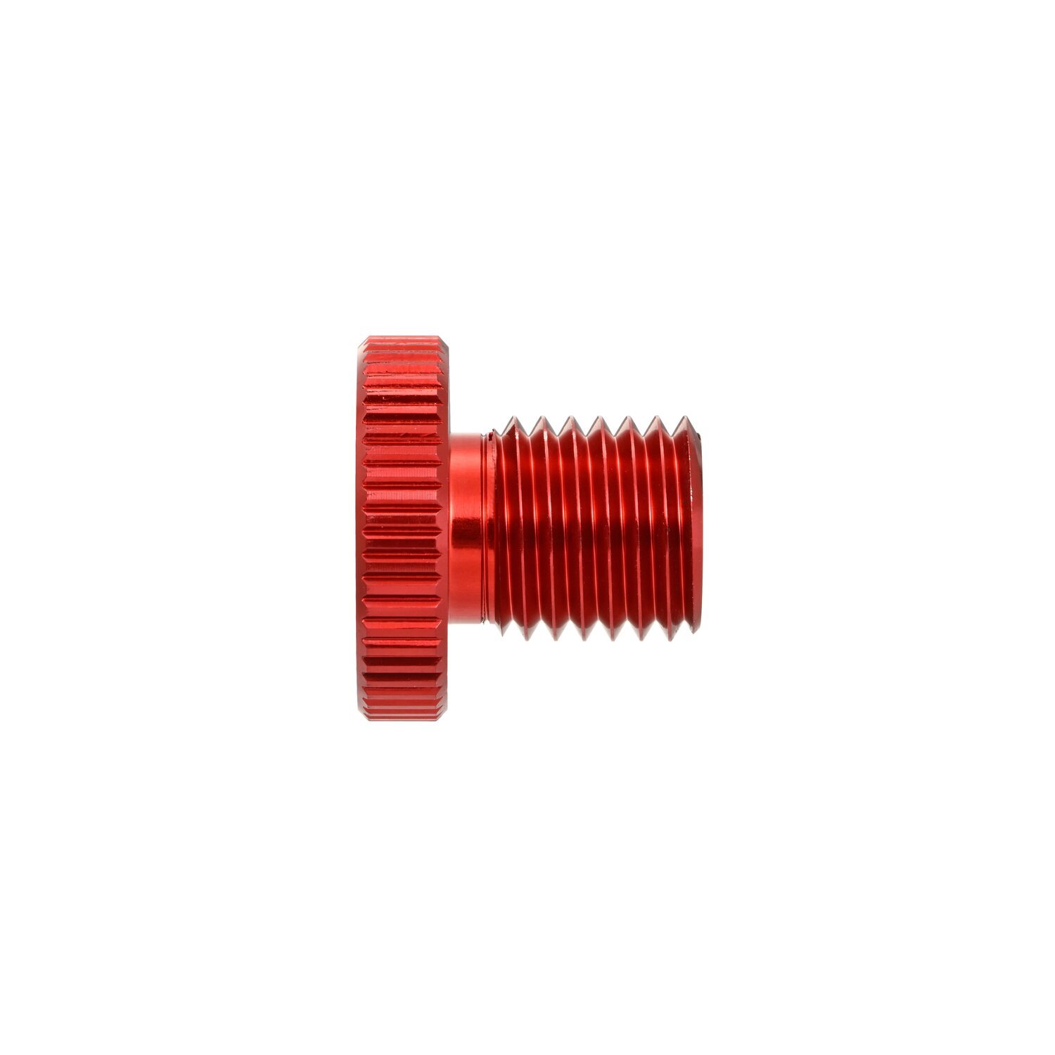 Daytona, mirror hole plug. Red. RHT, Polished