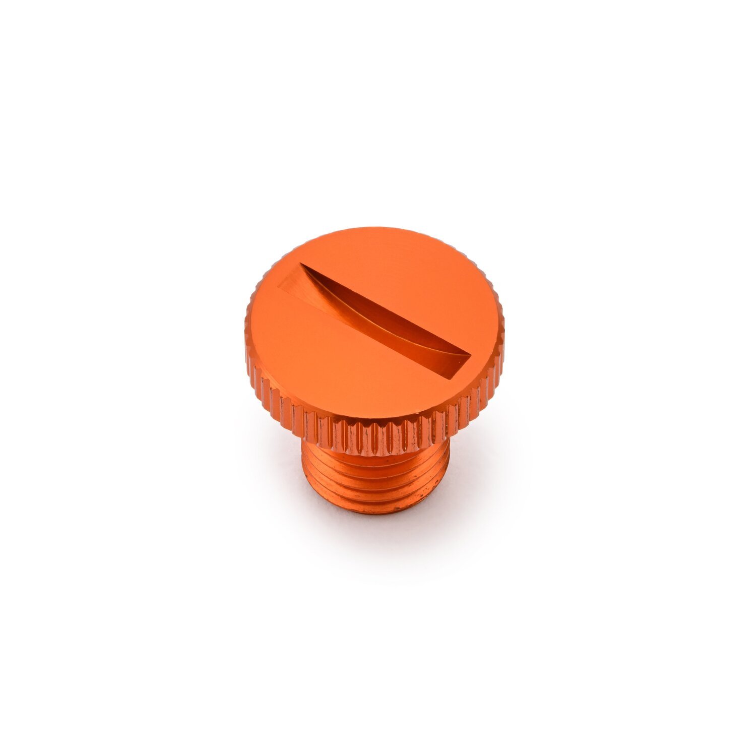 Daytona, mirror hole plug. Orange. RHT