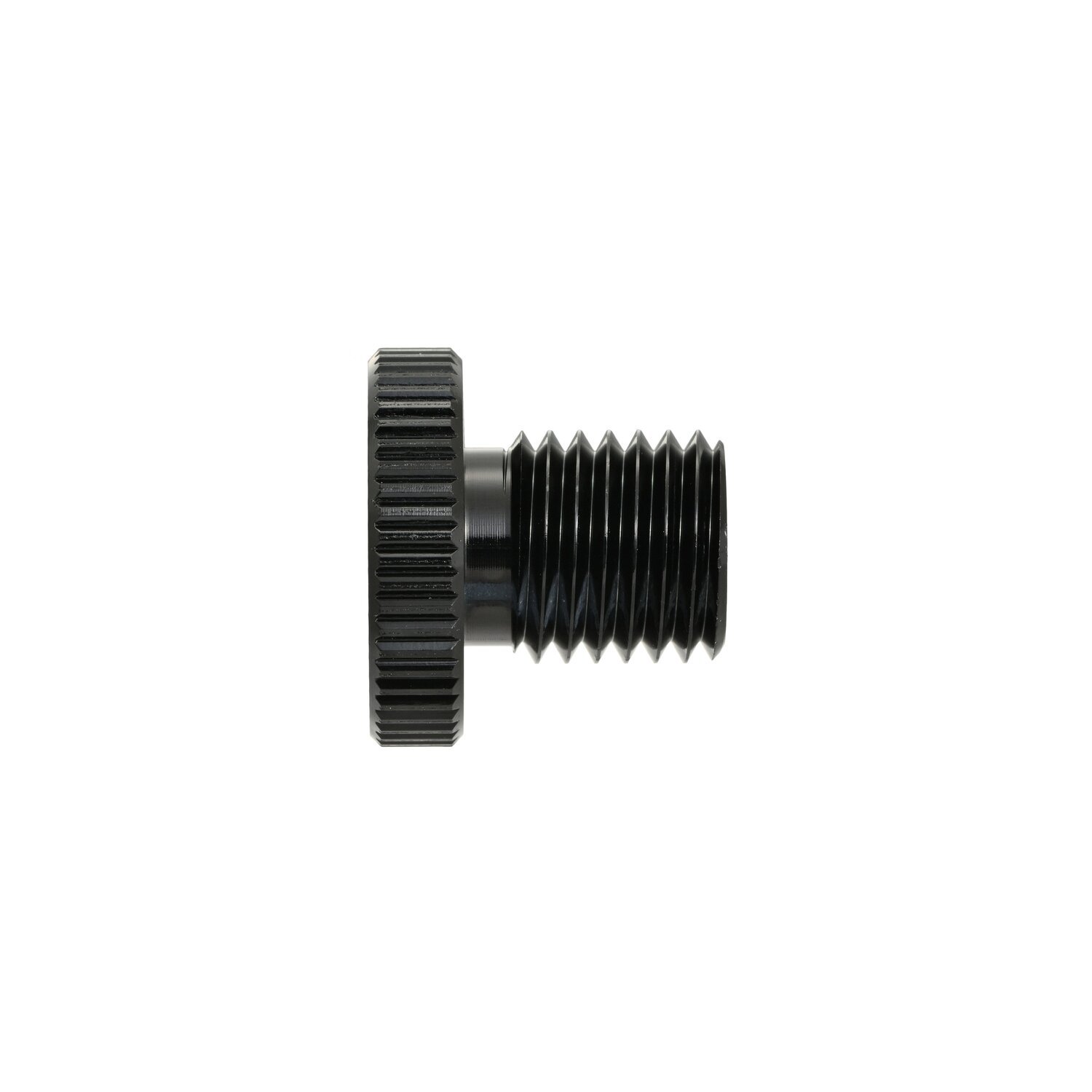 Daytona, mirror hole plug. Black. LHT, Matte