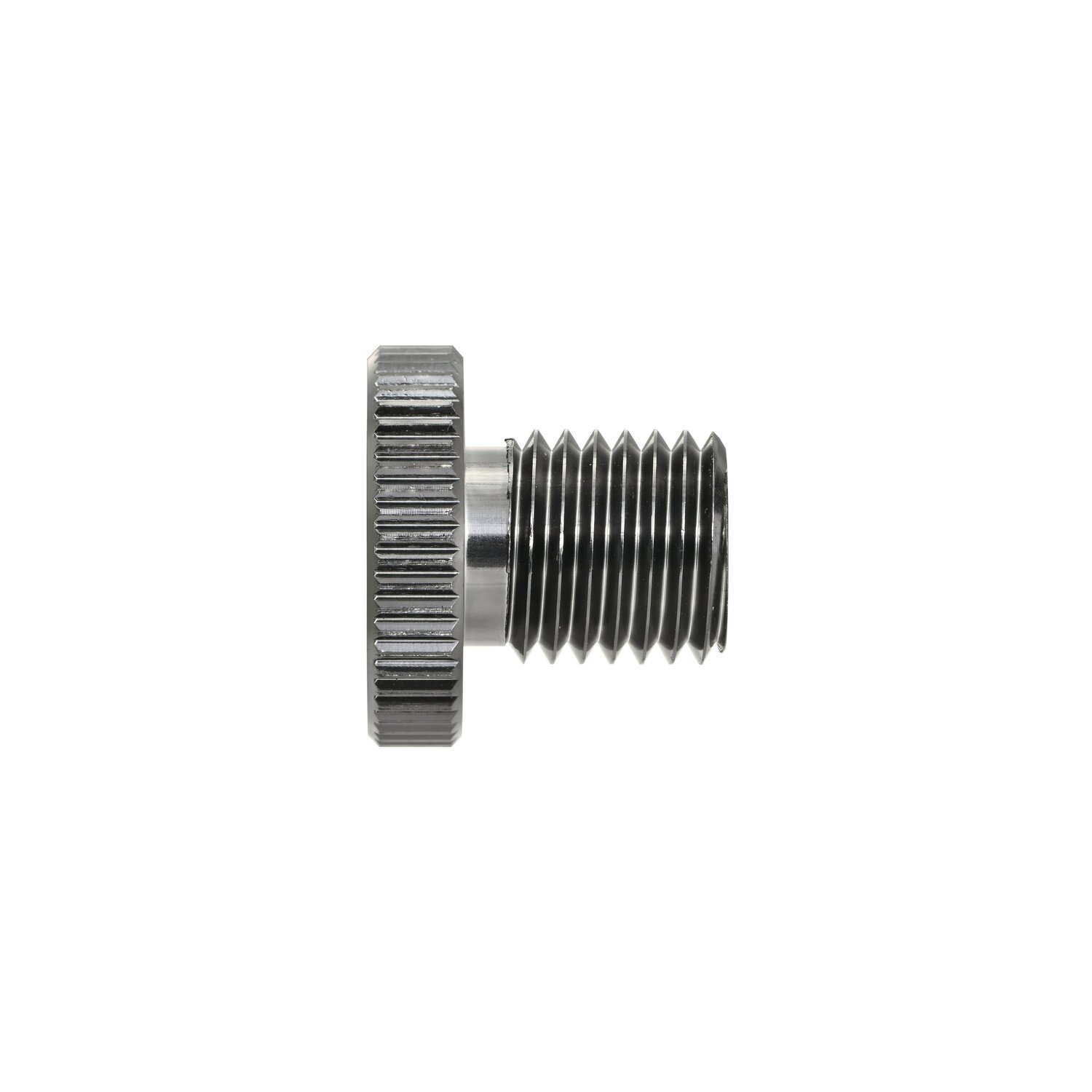 Daytona, mirror hole plug. Gun-metal. LHT, Gray, Matte