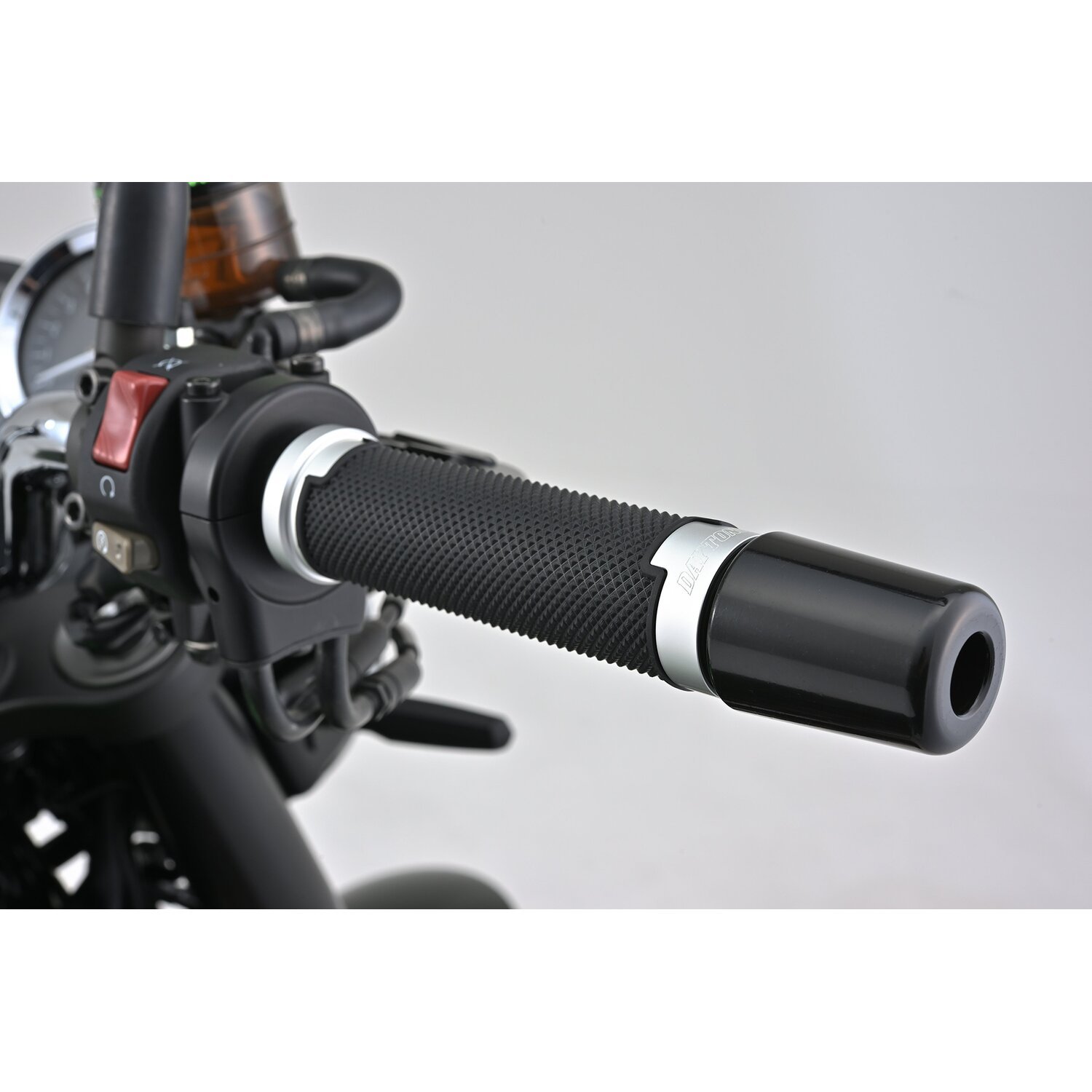 Daytona, Base grip set, Black, silver