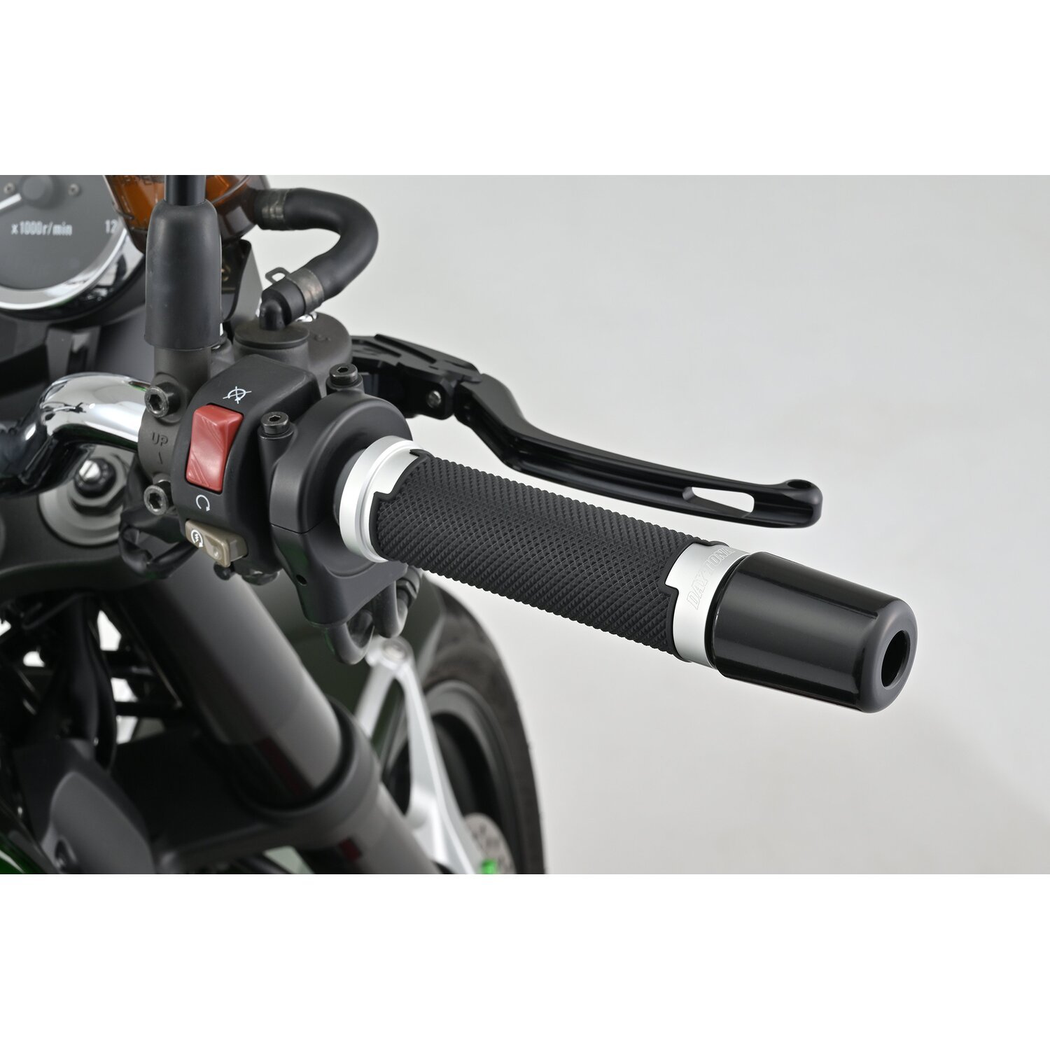 Daytona, Base grip set, Black, silver