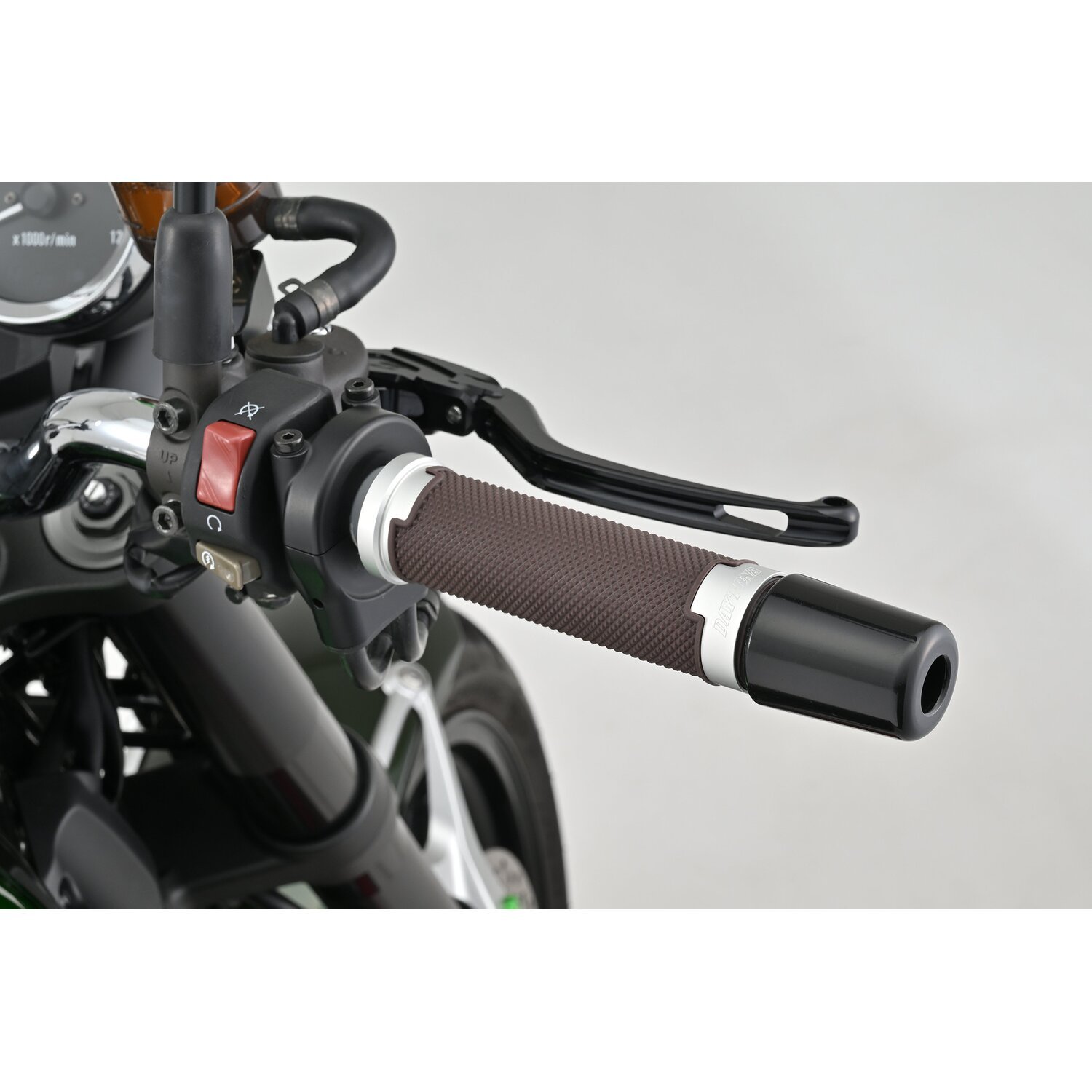 Daytona, Base grip set, Brown, silver
