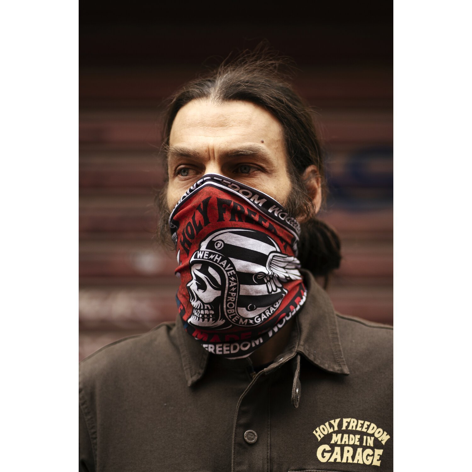 Holy Freedom Poker Skull Primaloft® tunnel, Multi-color