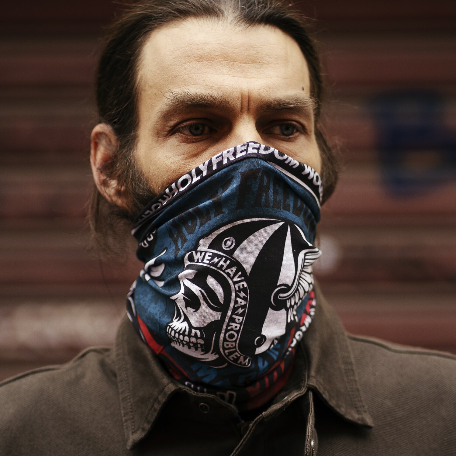 Holy Freedom Poker Skull Primaloft® tunnel, Multi-color