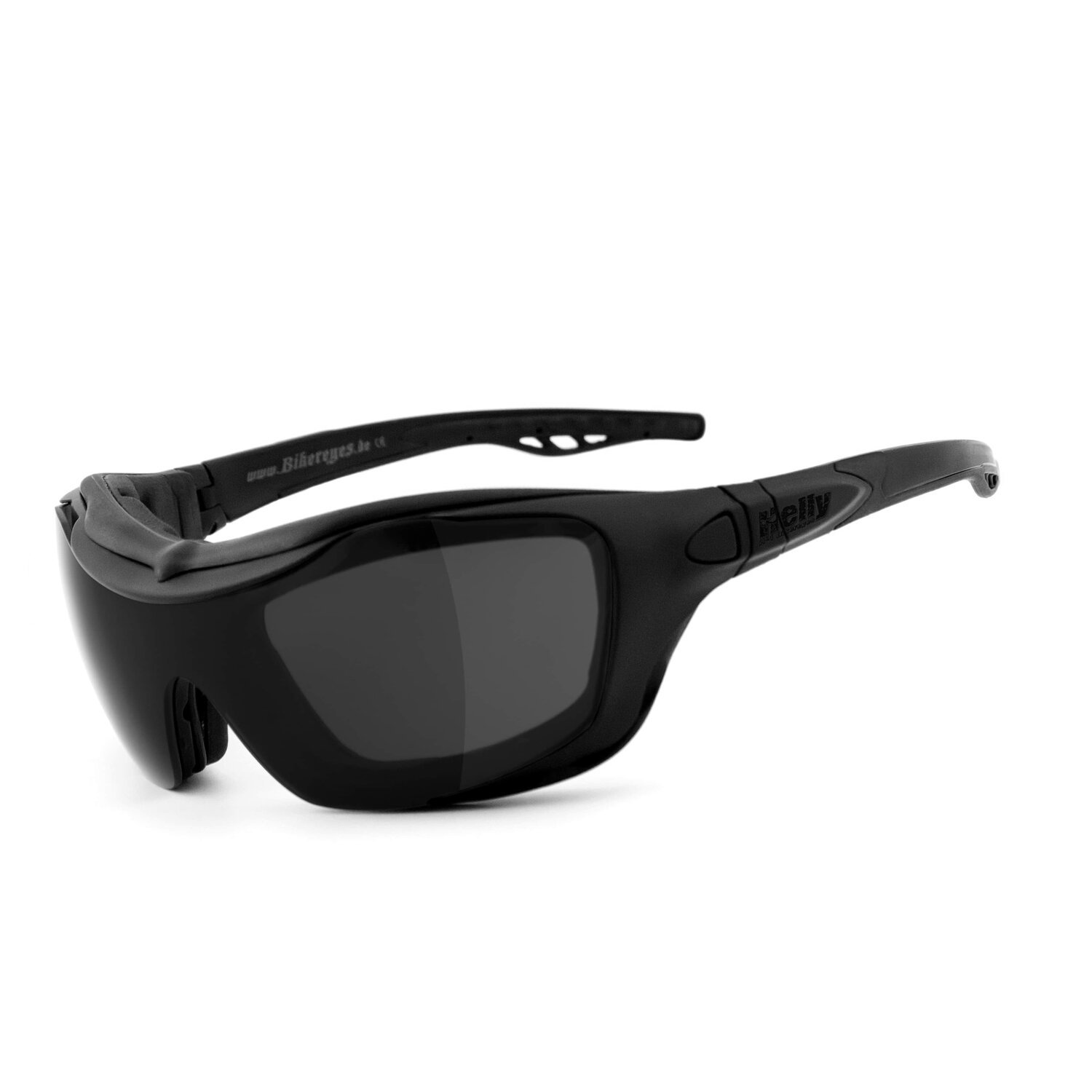 Helly Shades Bandit 2 smoke/laser red/xenolit®, Black