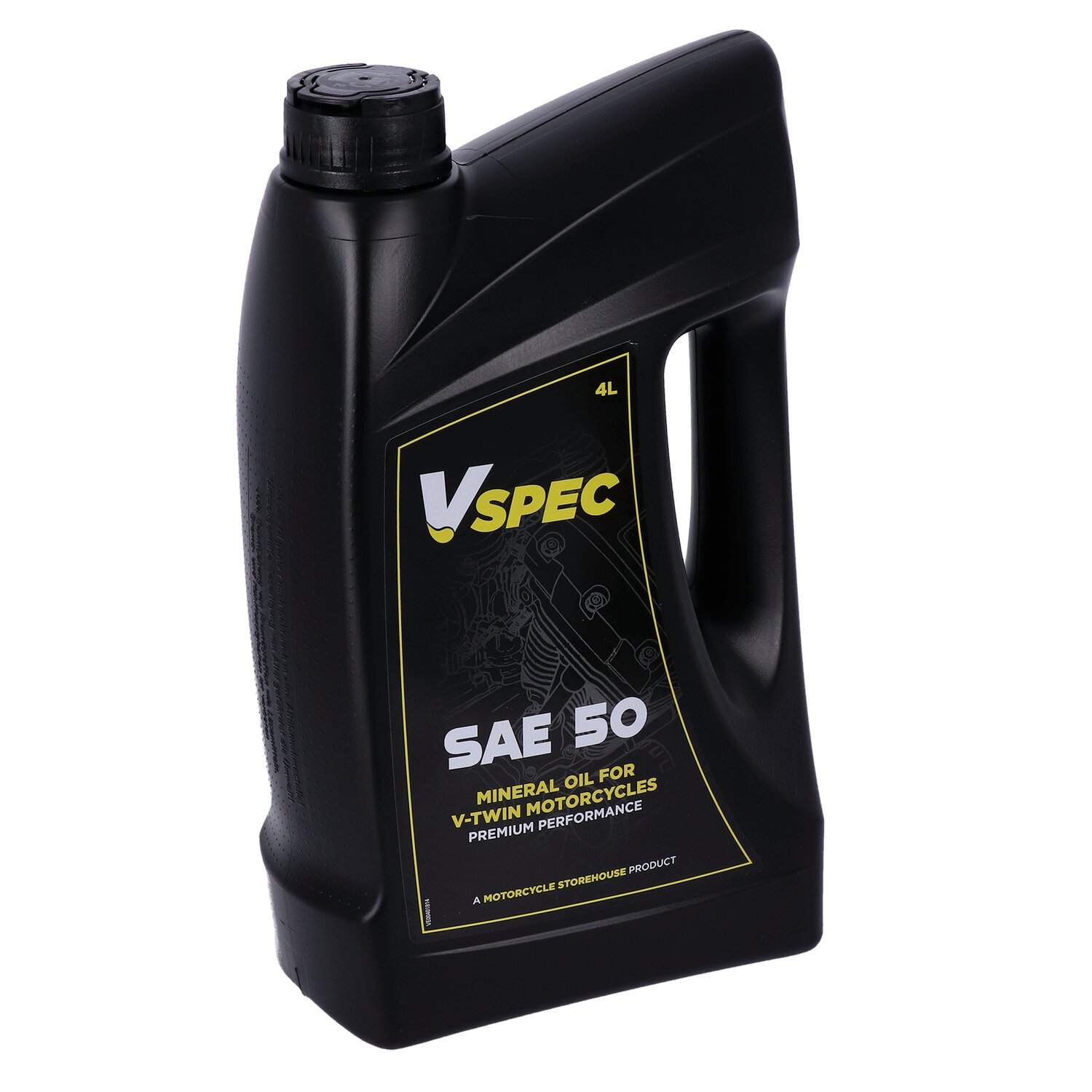 Vspec, SAE 50 (Mineral) motor oil. 4 liter bottle