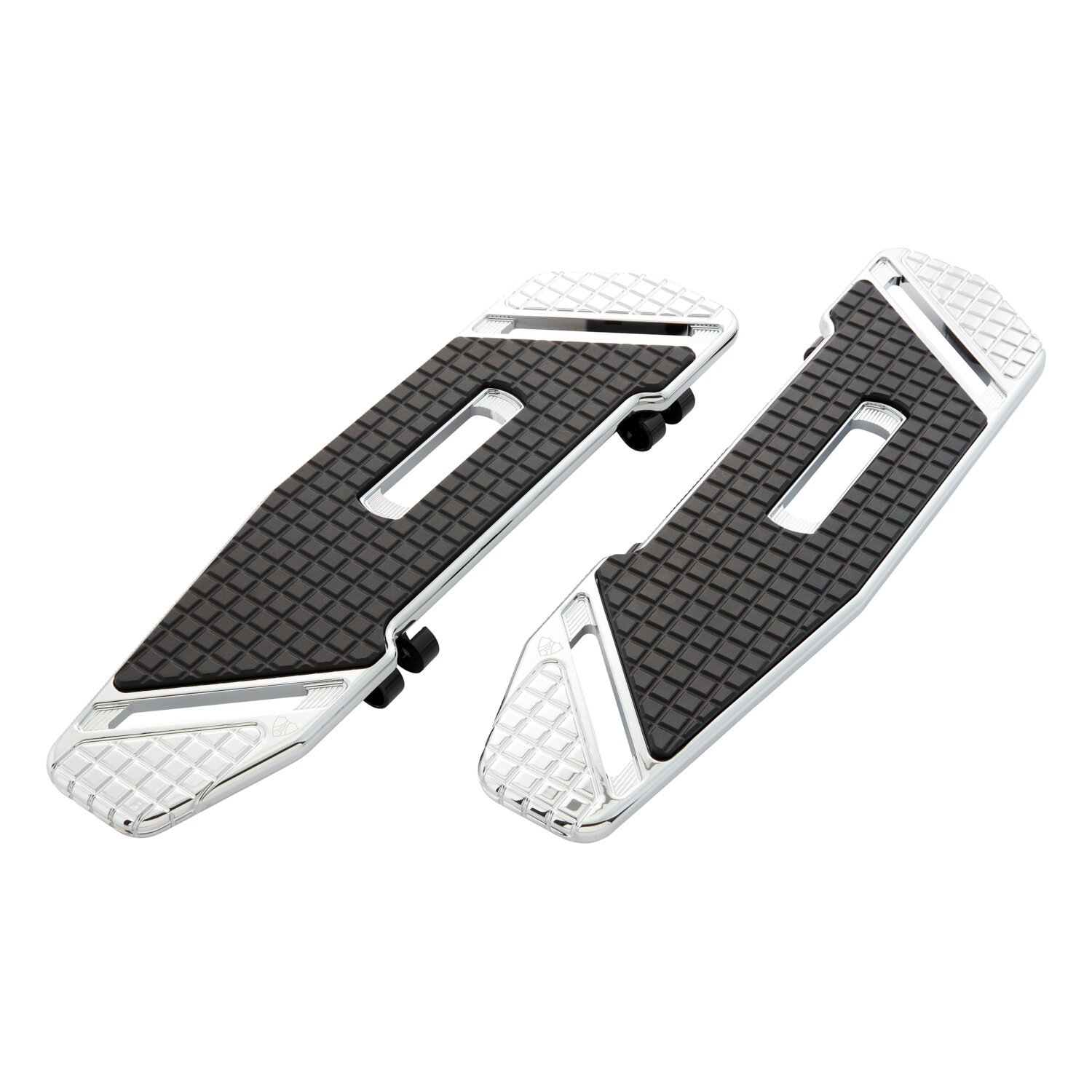 Arlen Ness, Speedliner rider floorboards, Black, Chrome
