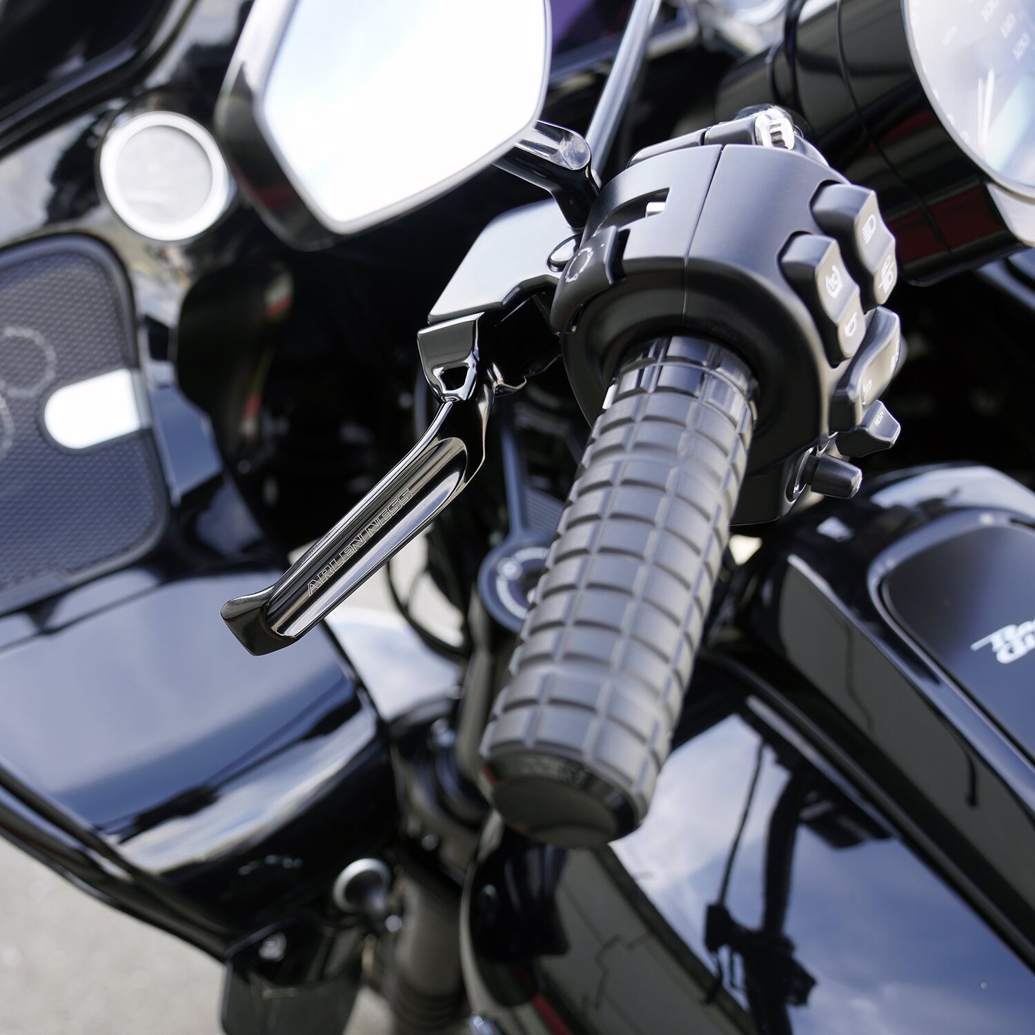Arlen Ness, Method handlebar lever set, Black, Matte