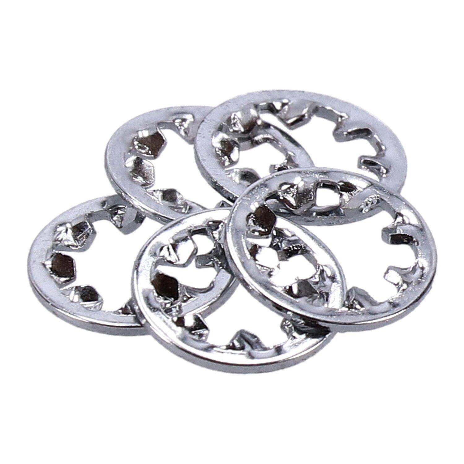 Chrome ext. lockwasher, 1/2 inch