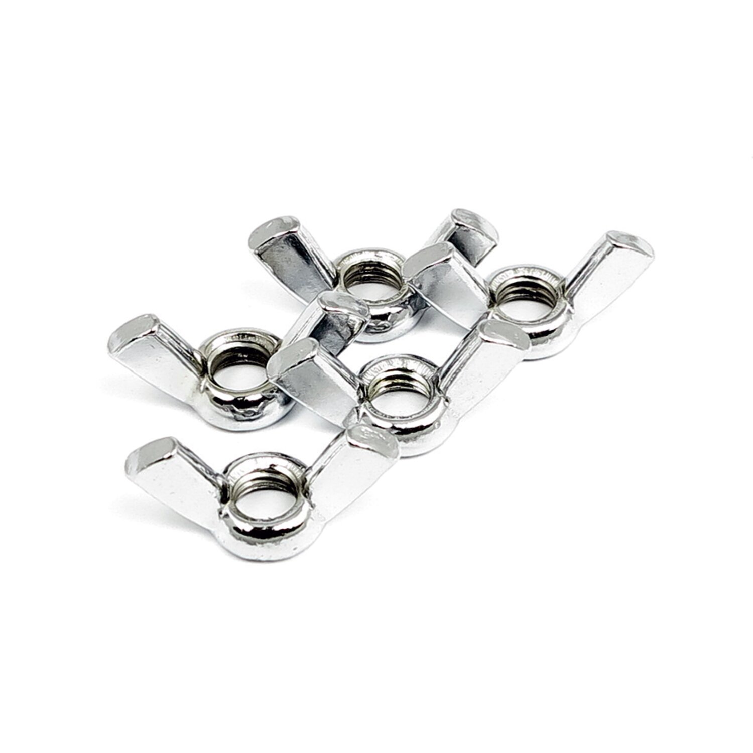 Chrome wing nut, 1/4-20