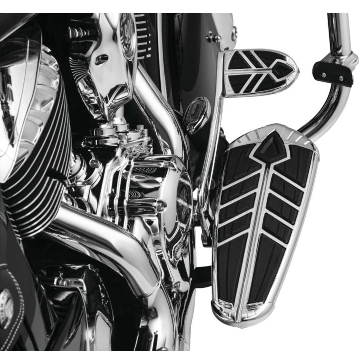 Kuryakyn, Toe rest cruise pegs, Silver, Chrome