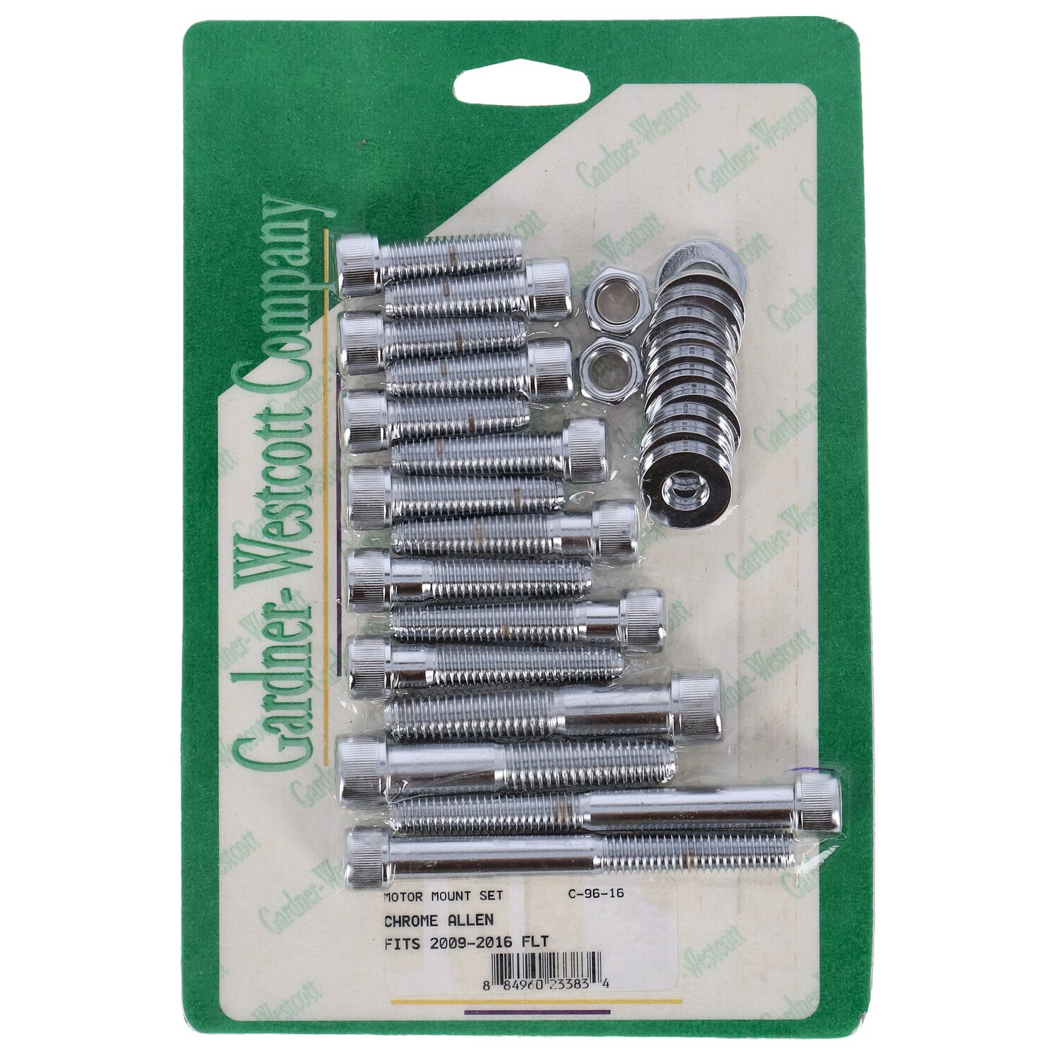 Motor mount set, allen, Chrome