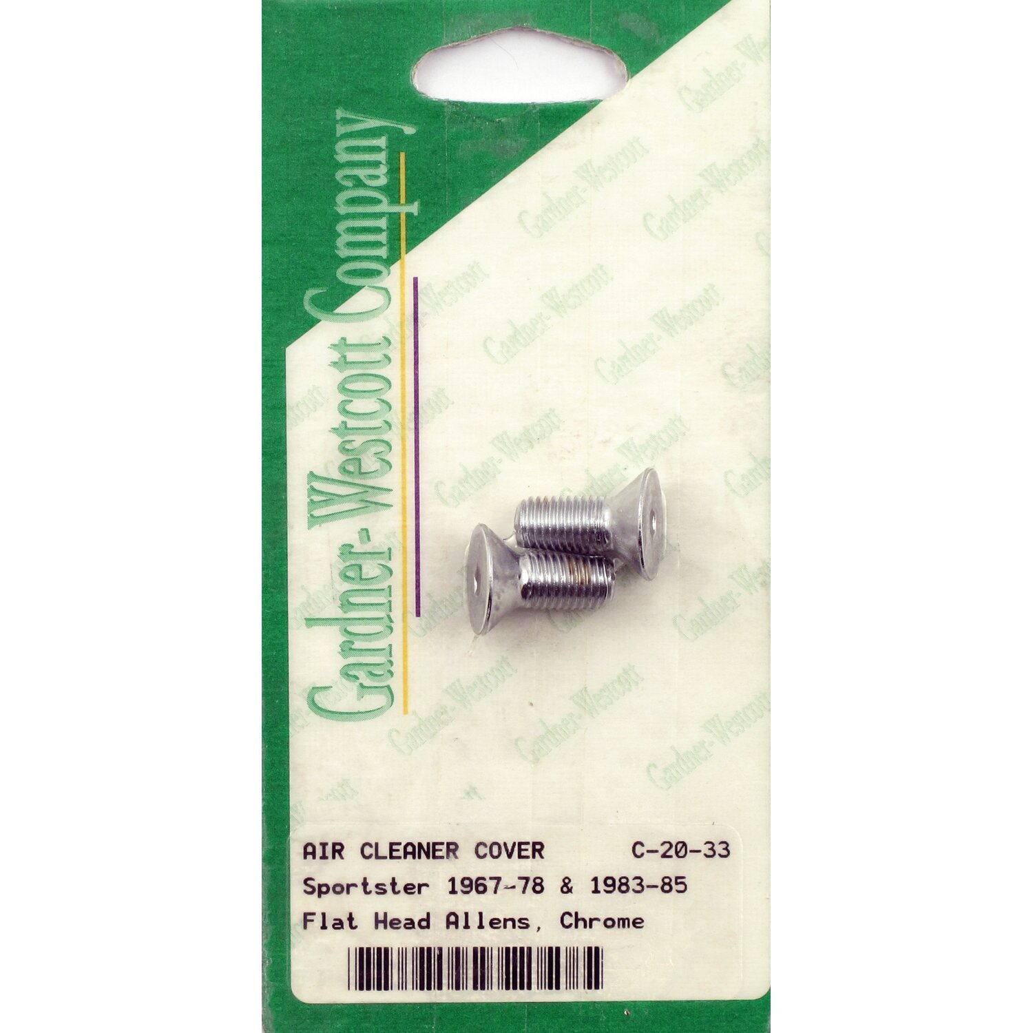 Air cleaner cover mount screw set