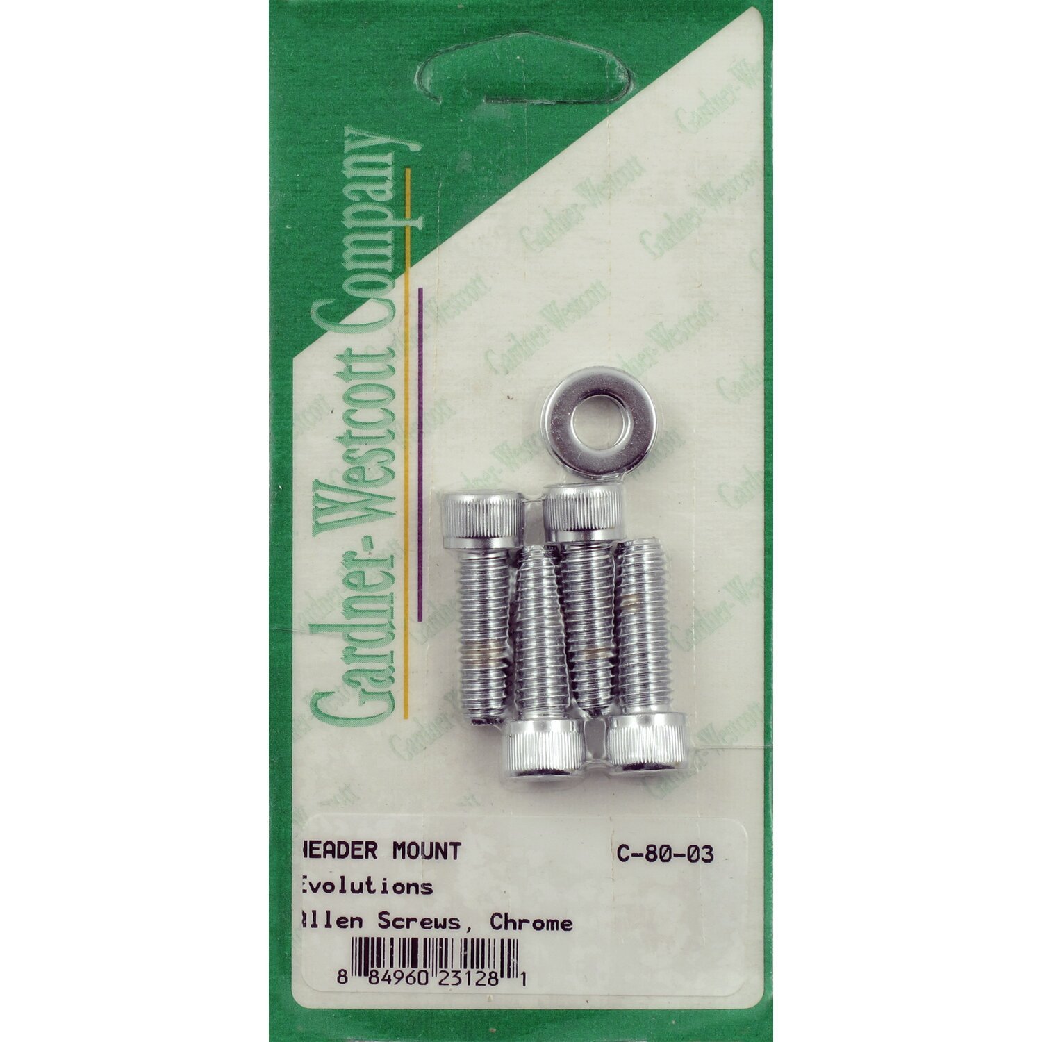 Gardner-Westcott, exhaust mount kit. Chrome allen