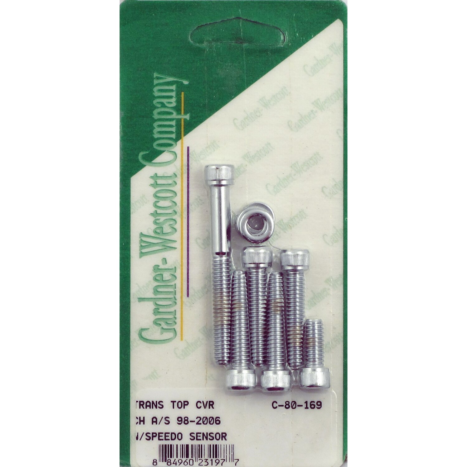 GW, transmission top cover mount kit. Allen, Chrome