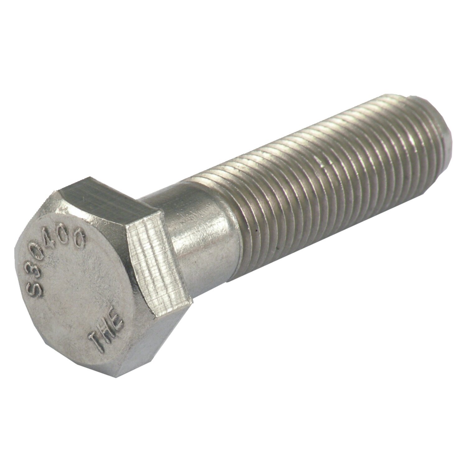 1/4-20 x 2 1/4 inch hex bolt stainless