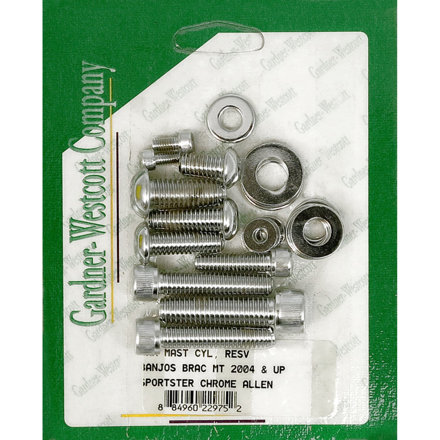 Brake master cyl mount & rear cover, Chrome