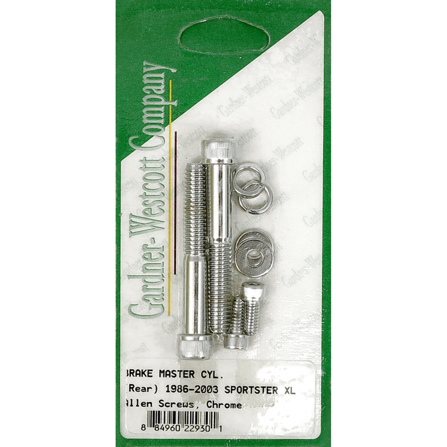Brake master cyl mount & rear cover, Chrome