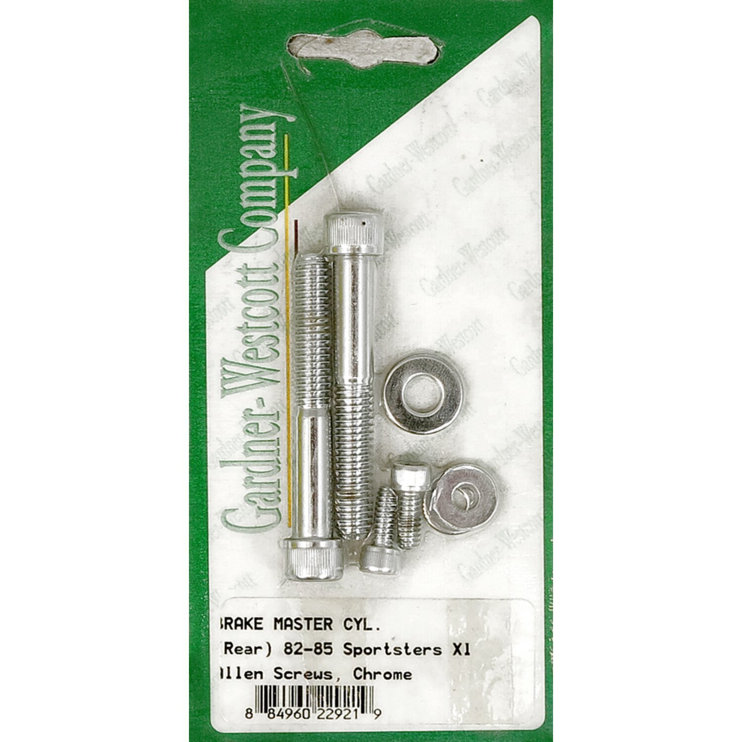 Brake master cyl mount & rear cover, Chrome