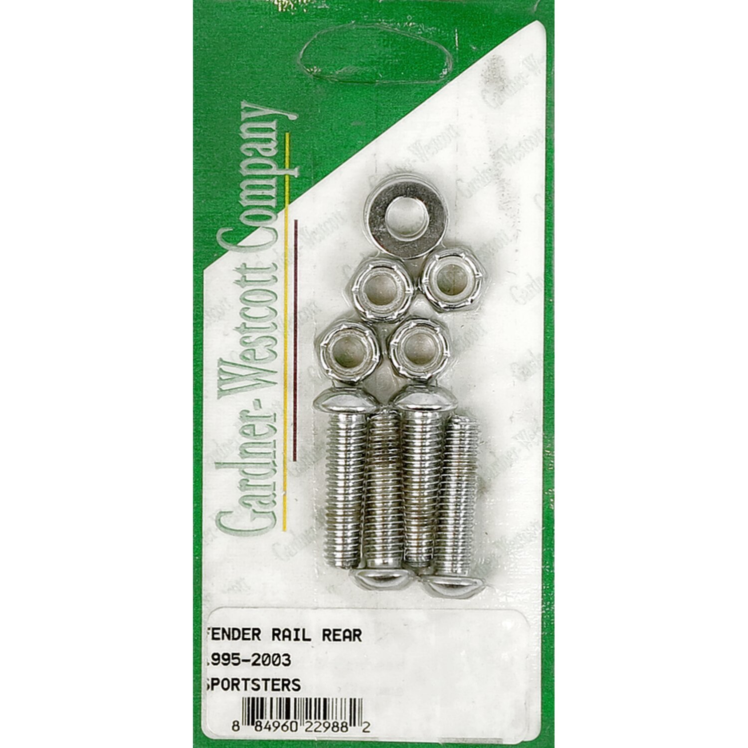 Gardner-Westcott, fender strut mount kit. Chrome Allen head