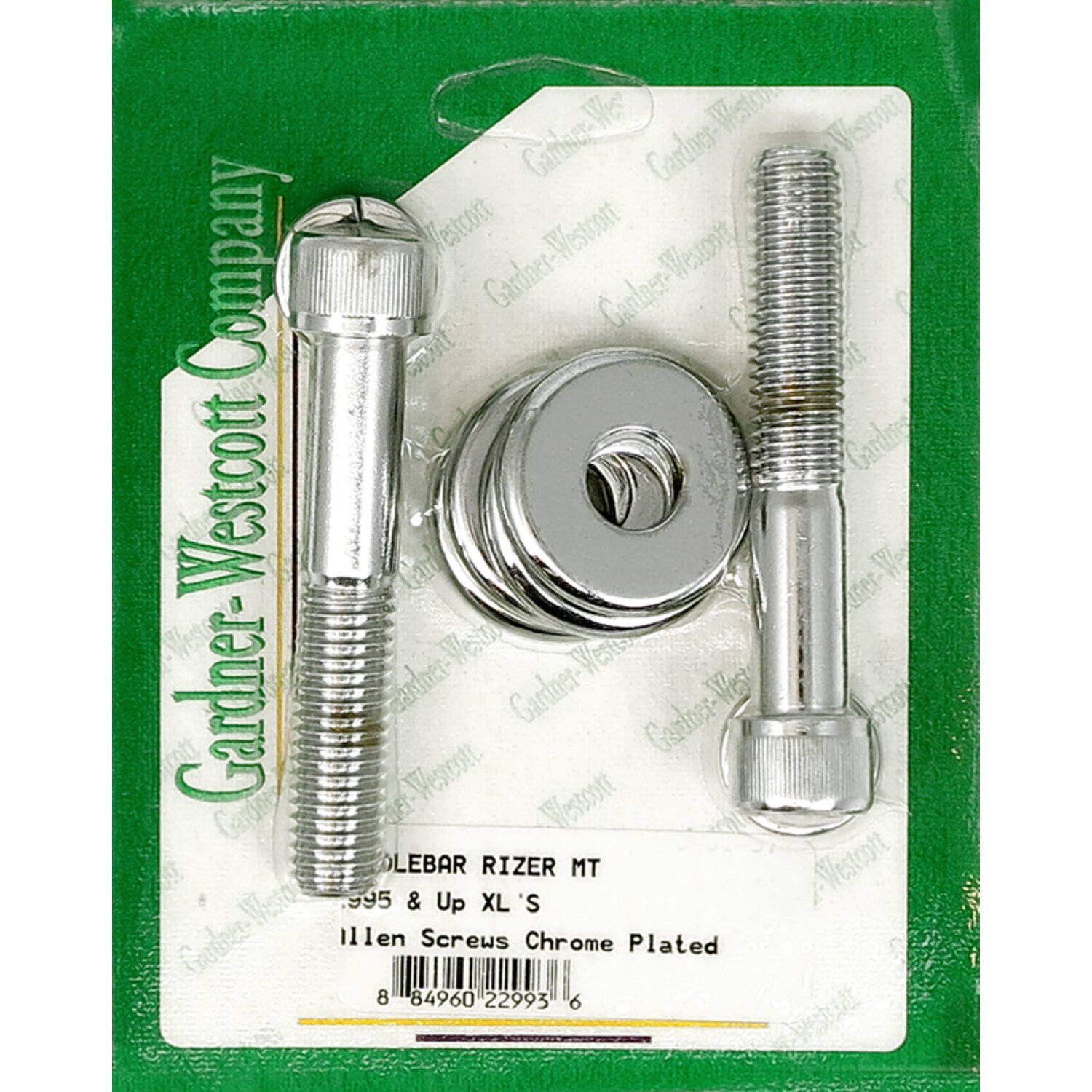 Handlebar riser mount kit, Chrome
