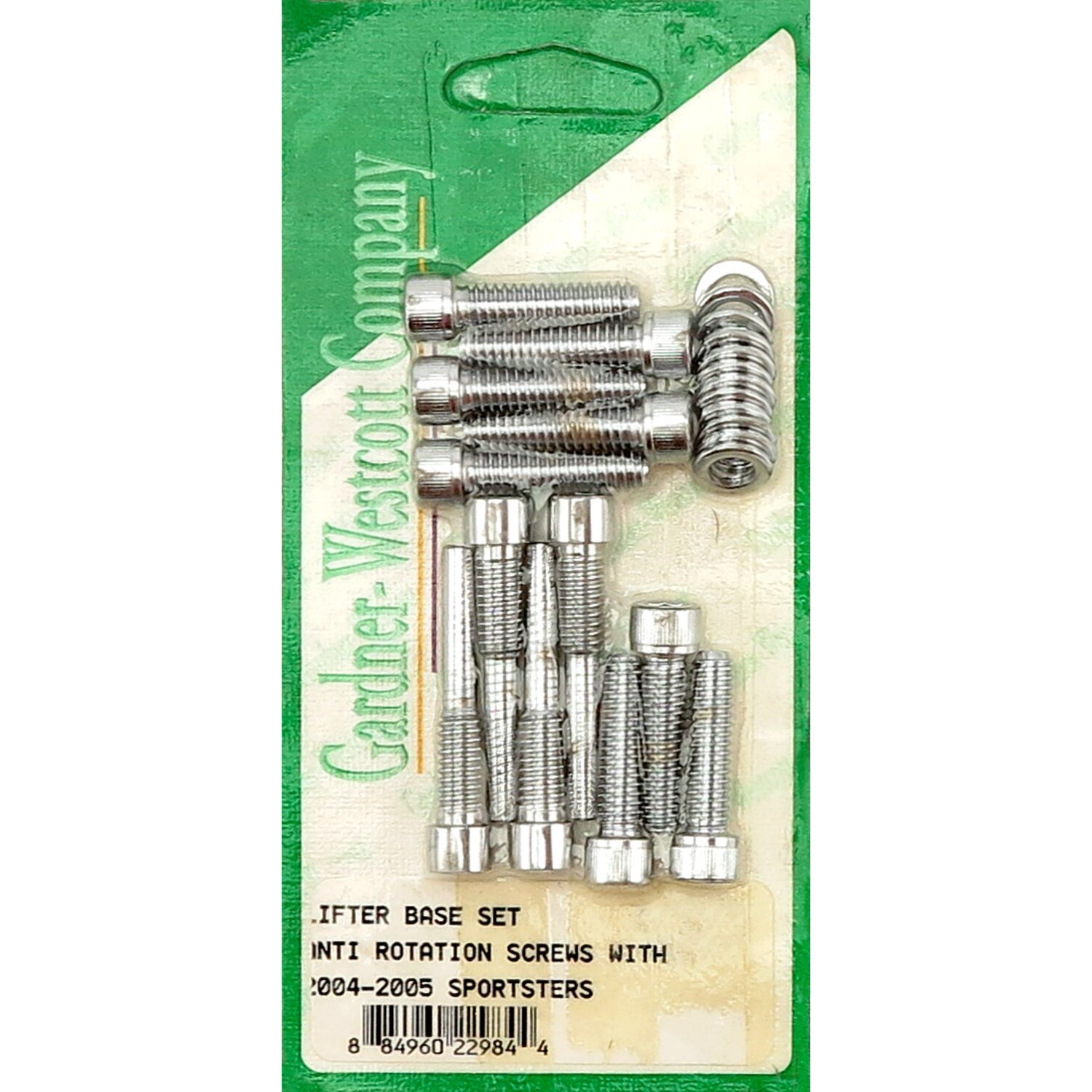 Tappet block mount kit, allen, Chrome