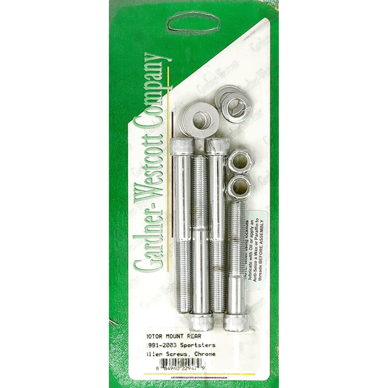 Motor mount kit, Chrome