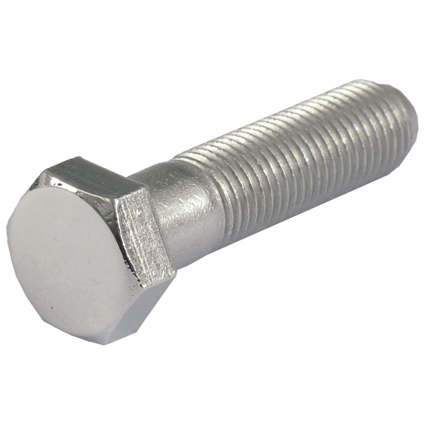 Hex bolt polished ss 1/4-20 x 2