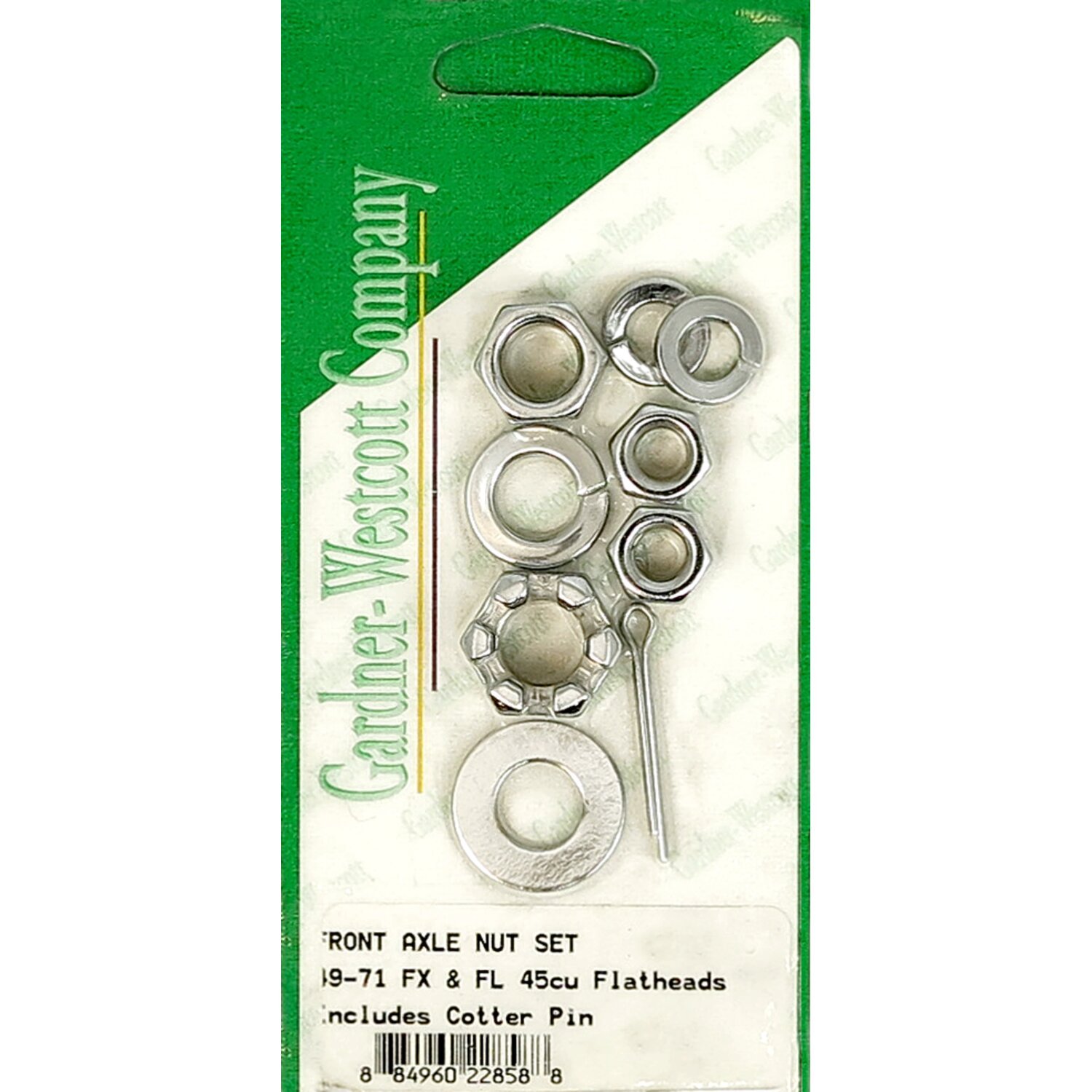 Front axle kit, Chrome